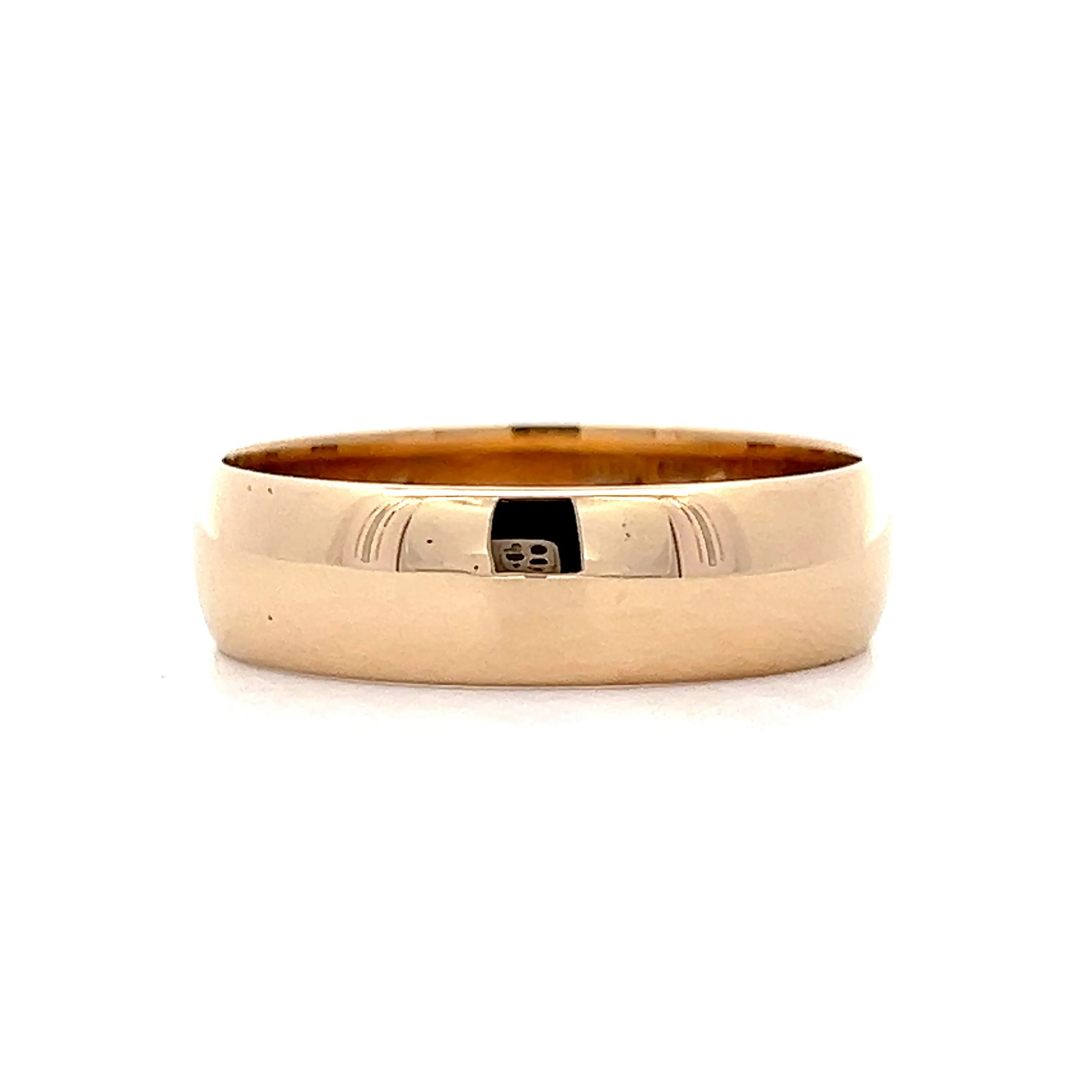 Antique Edwardian Men's Wedding Band in 14k