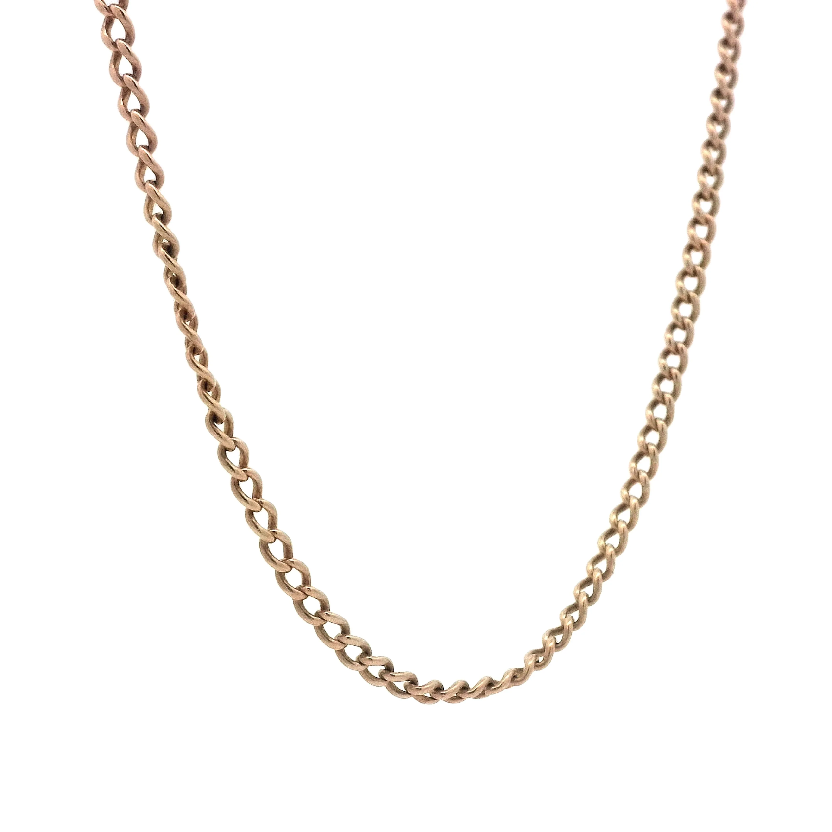 Antique Victorian 18 Inch Chain Necklace in 12k Gold - Image 3