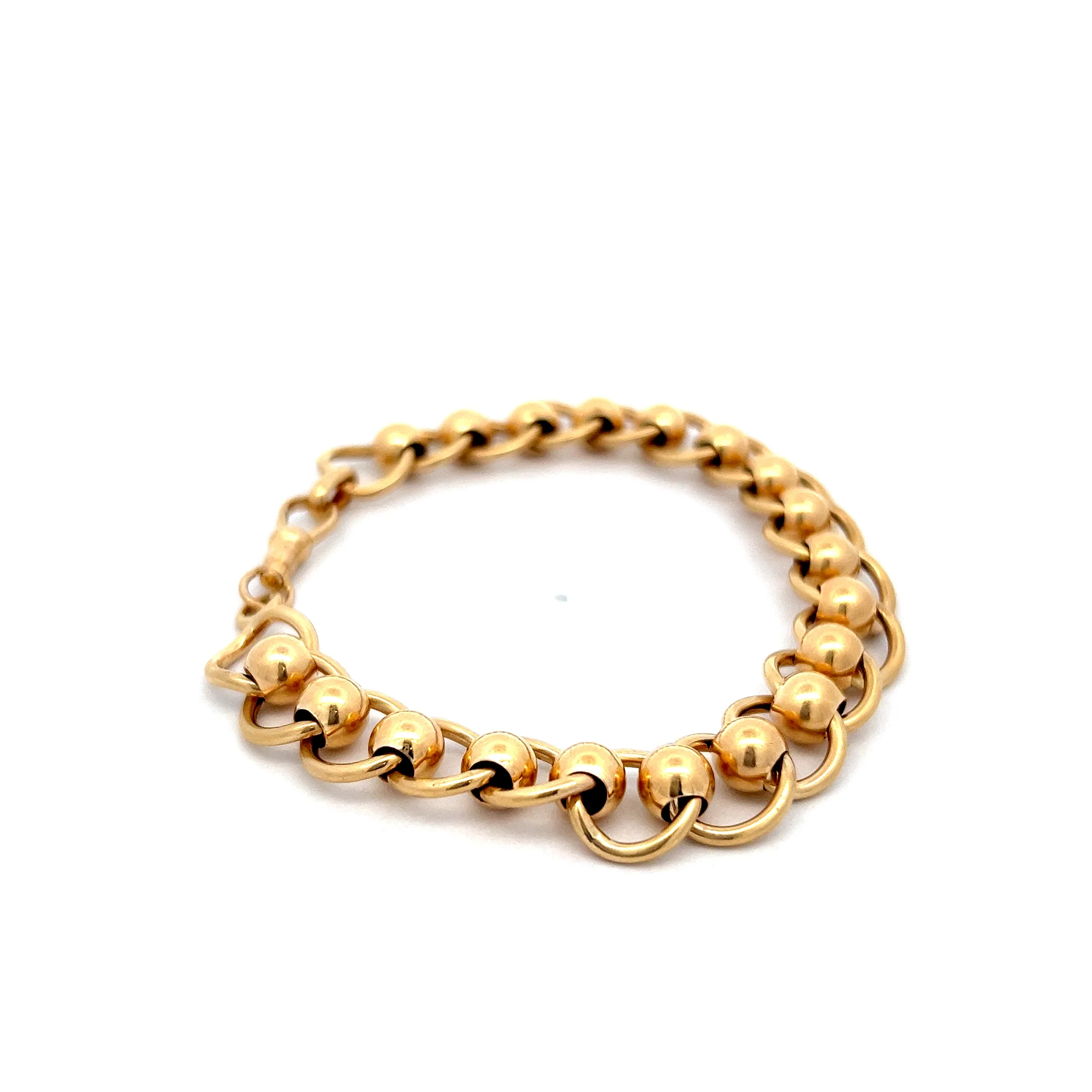 Antique Victorian Charm Bracelet in 14k Yellow Gold - Image 3