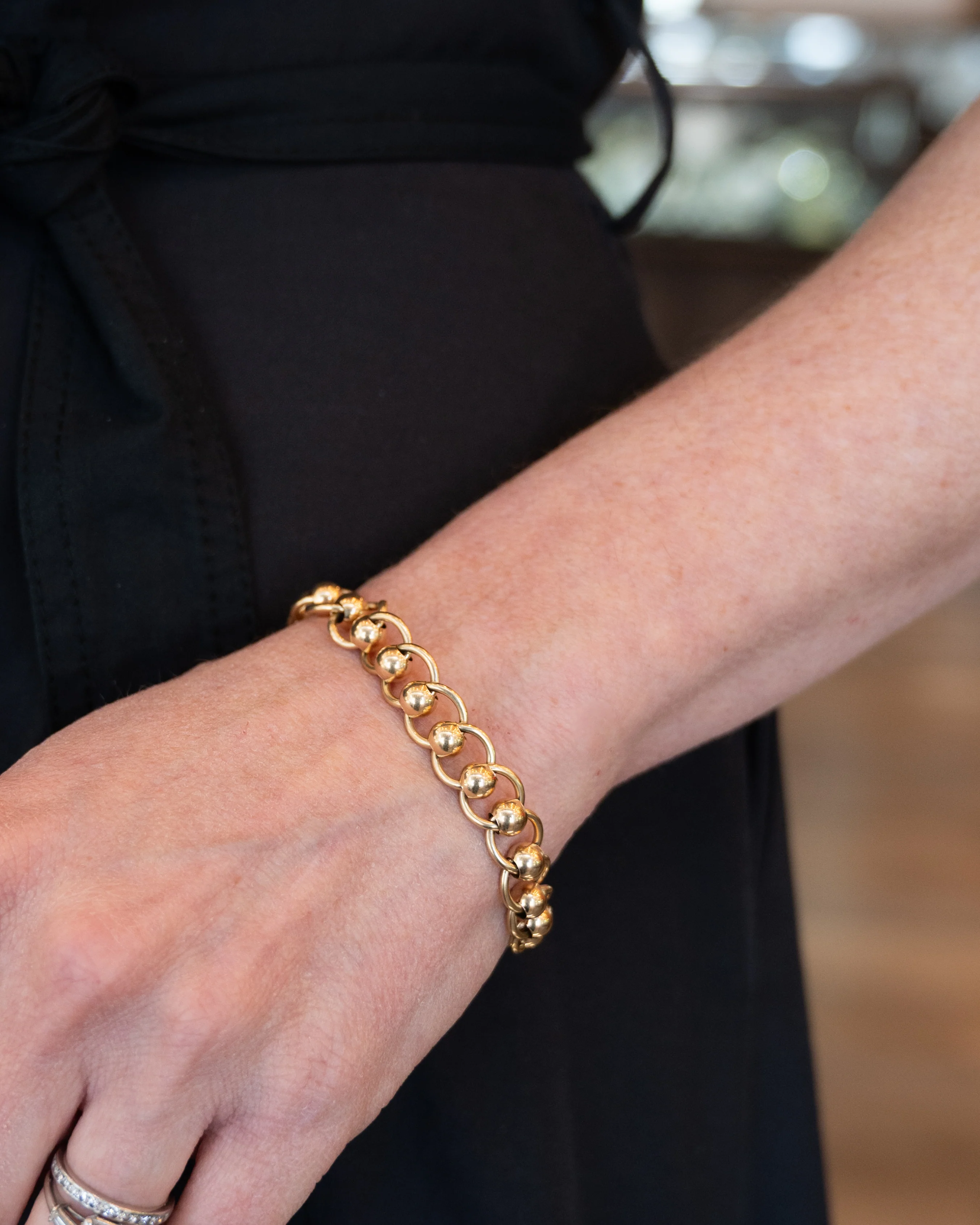 Antique Victorian Charm Bracelet in 14k Yellow Gold - Image 6