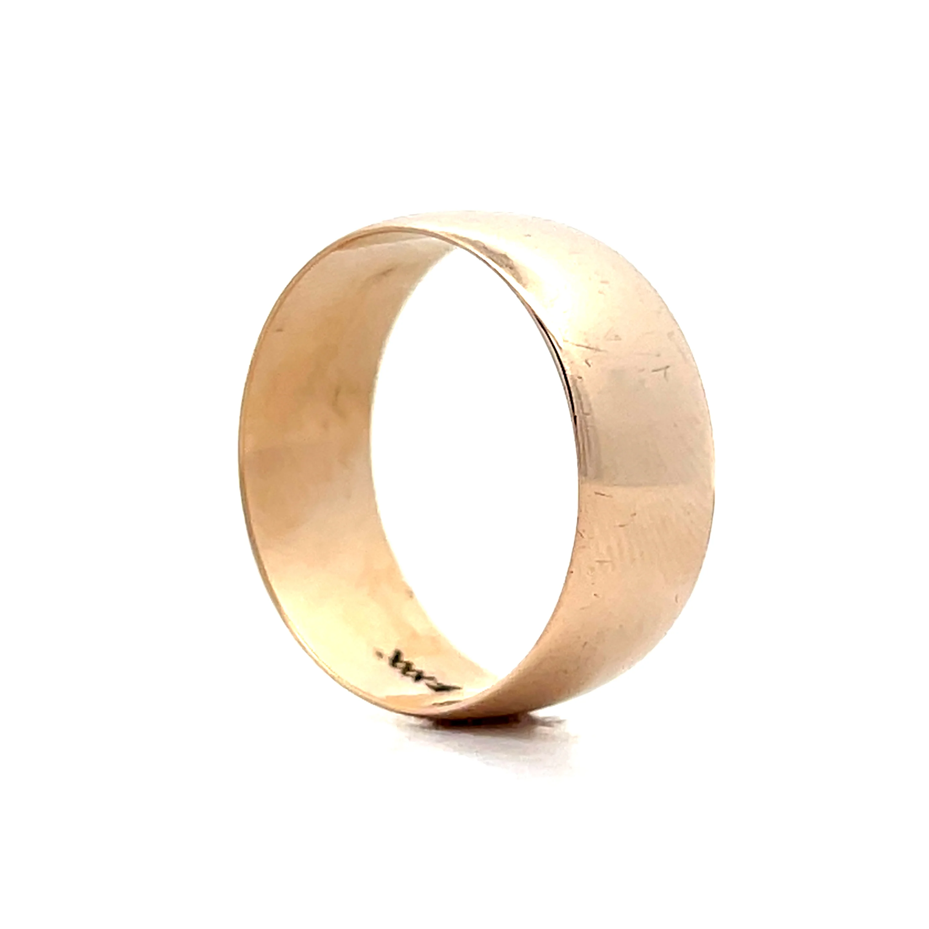 Antique Victorian Cigar Band Style Ring in 10k Yellow Gold - Image 5