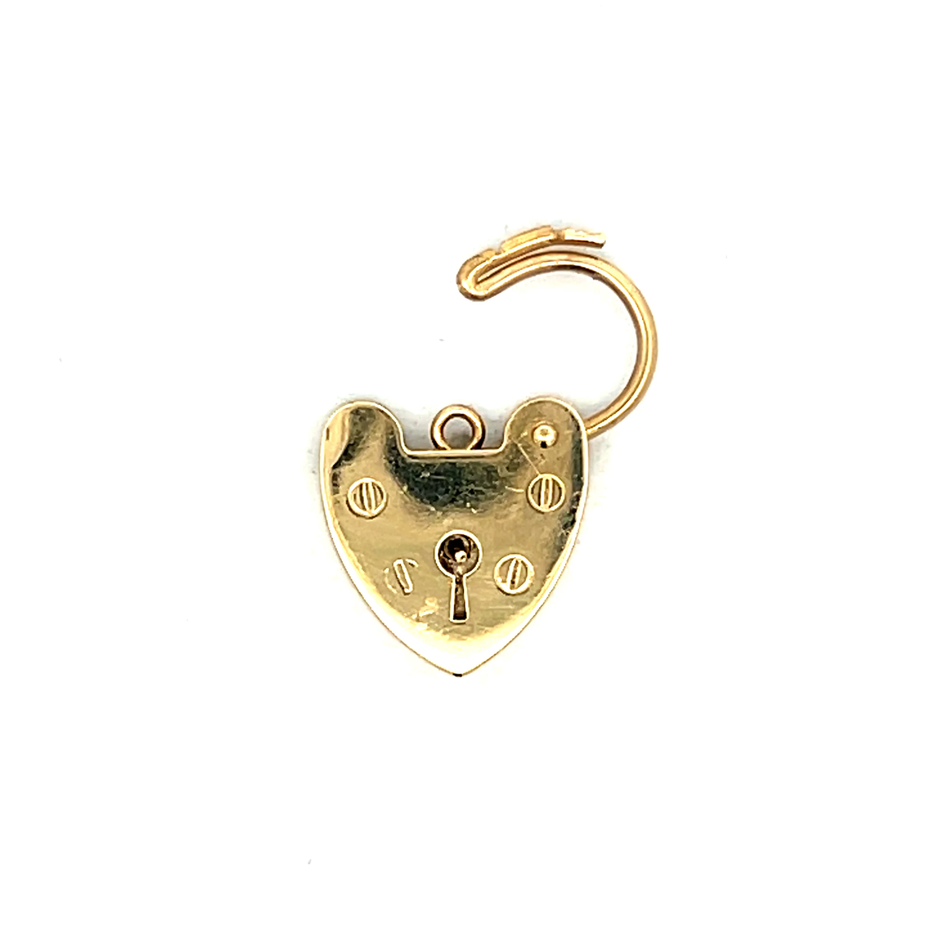 Antique Victorian Heart Locket Pendant in 10k - Image 3