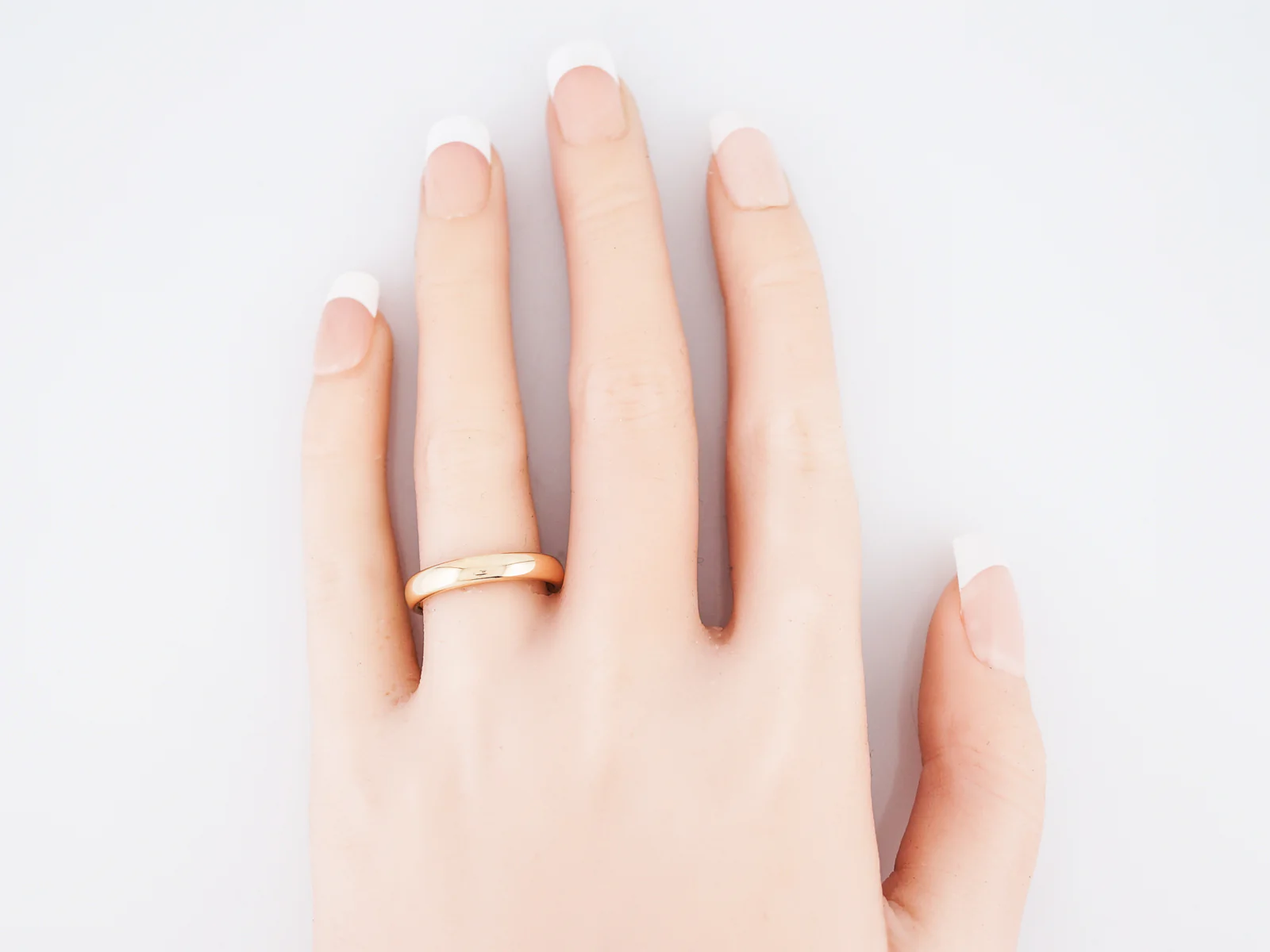 Antique Wedding Band Art Deco in 18k Yellow Gold - Image 4