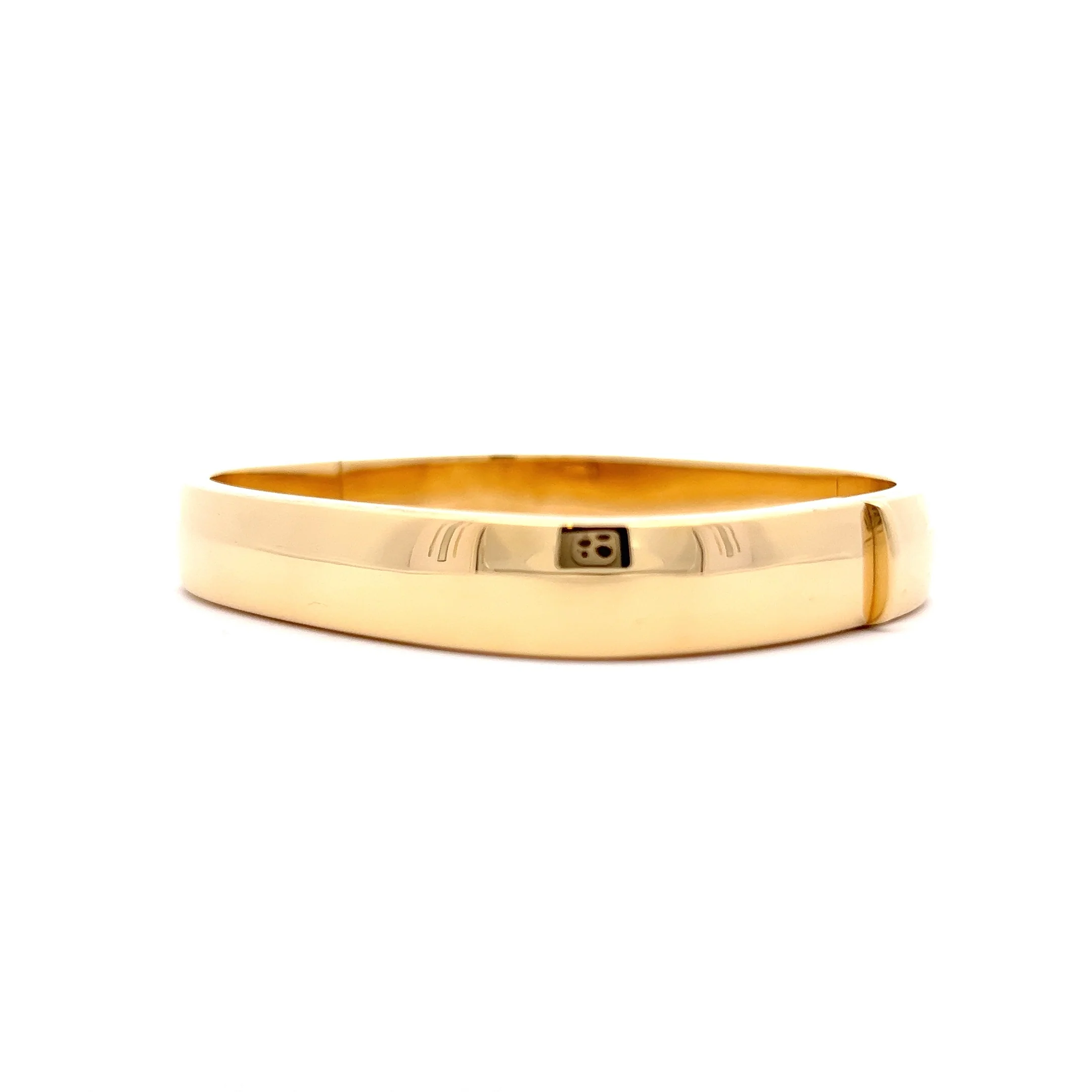 Iconic Bangle Bracelet In Polished 18K Yellow Gold - Image 2