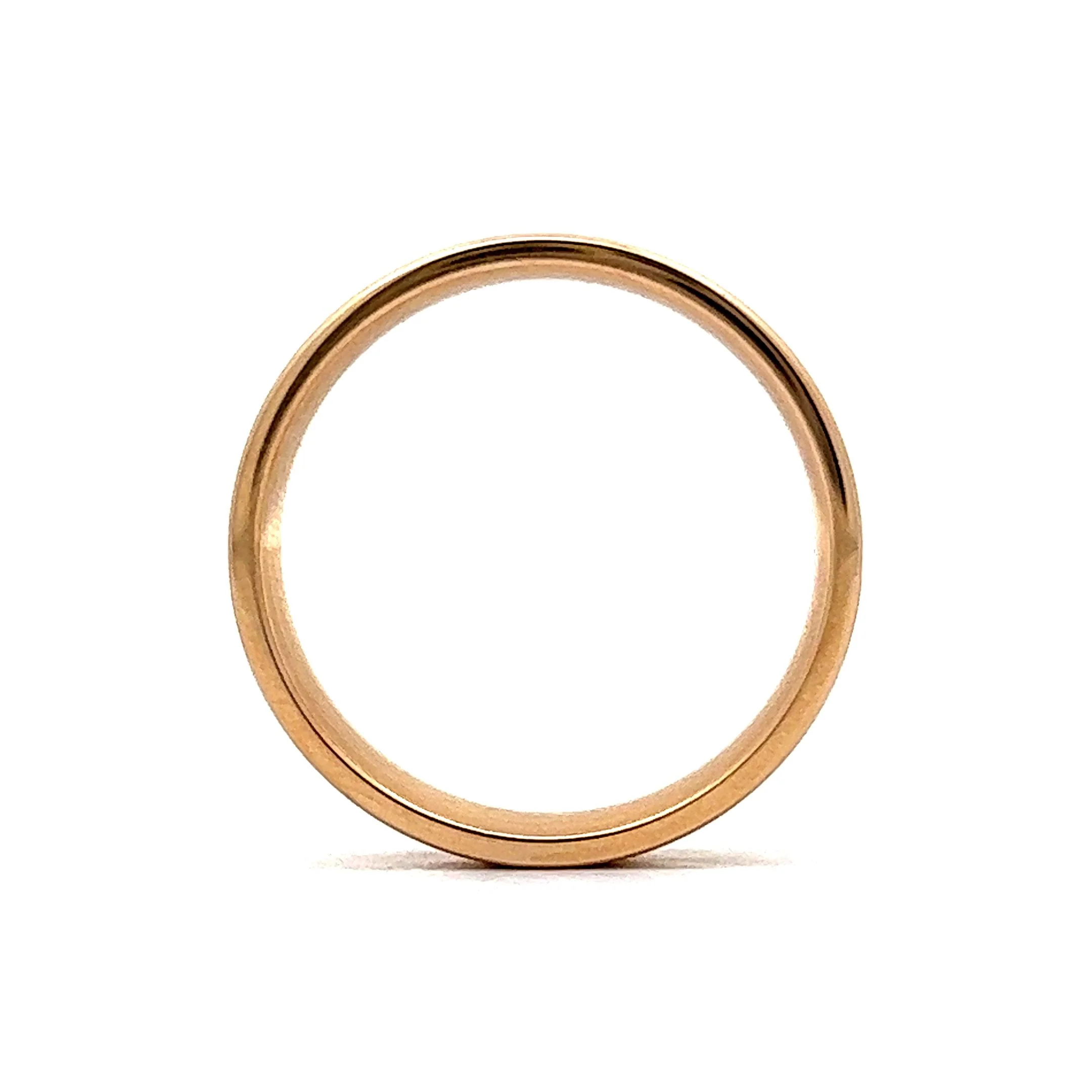 Benchmark Men's Chevron Wedding Band in 14k Yellow Gold - Image 4