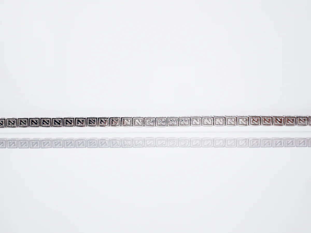 Bracelet Modern 6.03 Round Brilliant Cut Diamonds in Platinum - Image 4