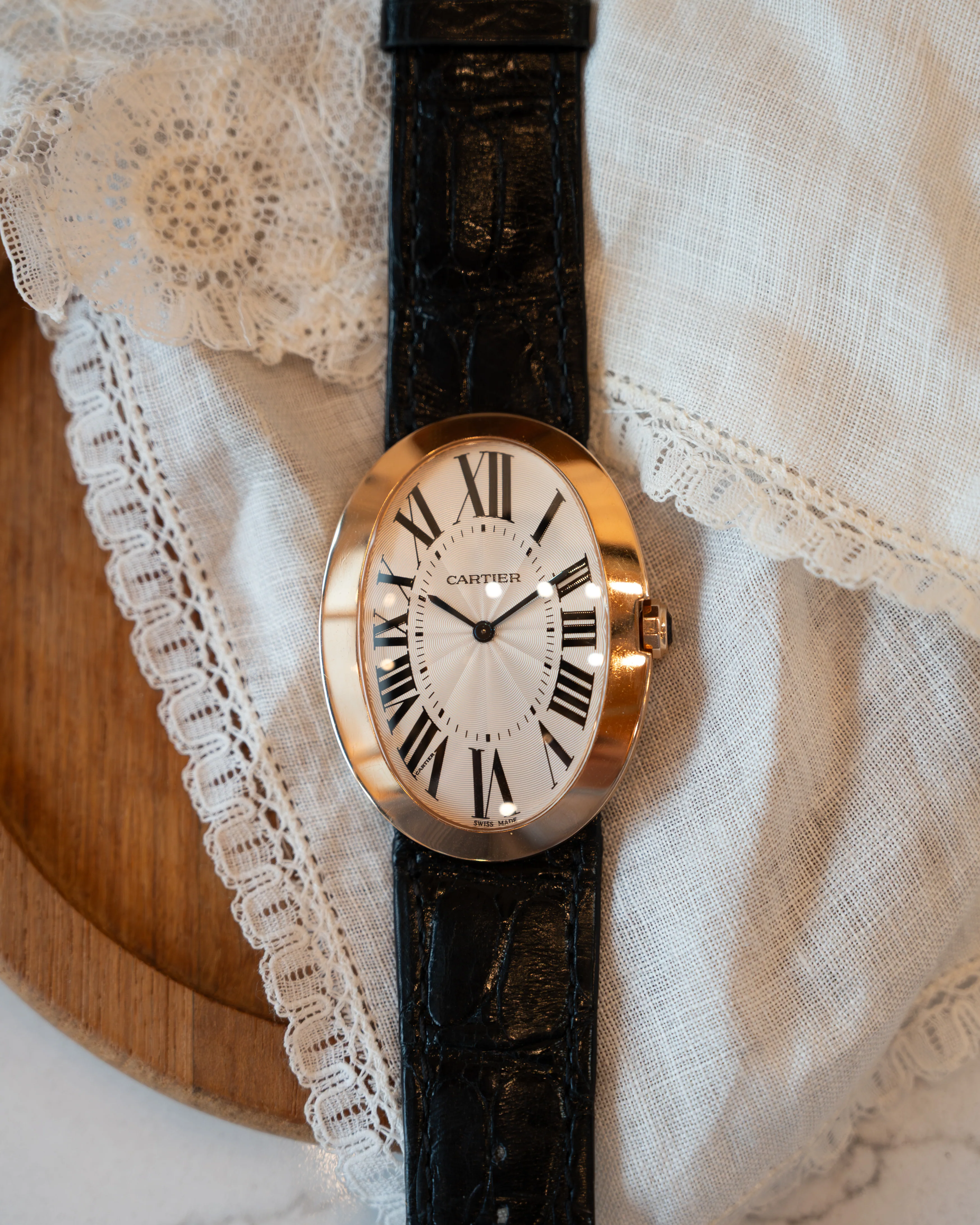 Cartier Baignoire XL 18k Rose Gold Manual - Image 6