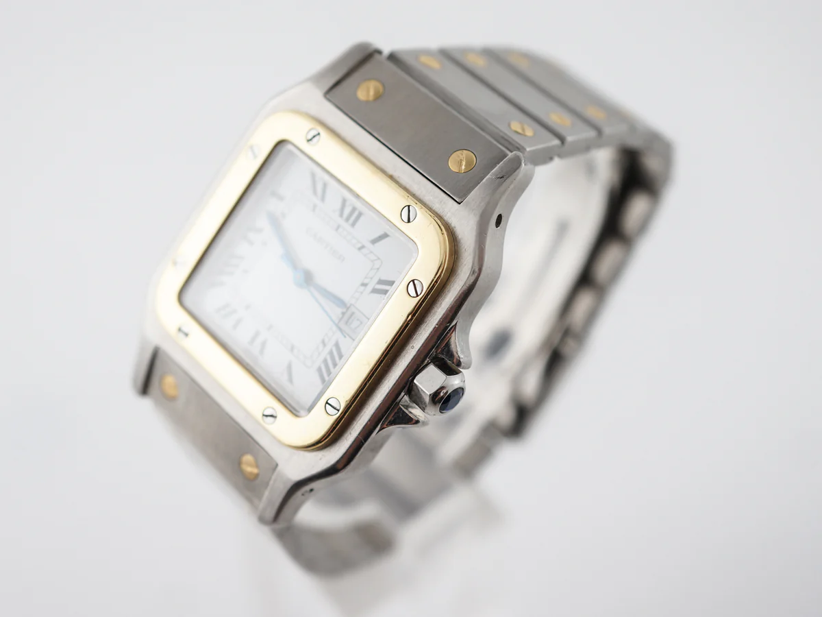 Cartier Santos Galbee 2961 Automatic Watch in 18k - Image 2
