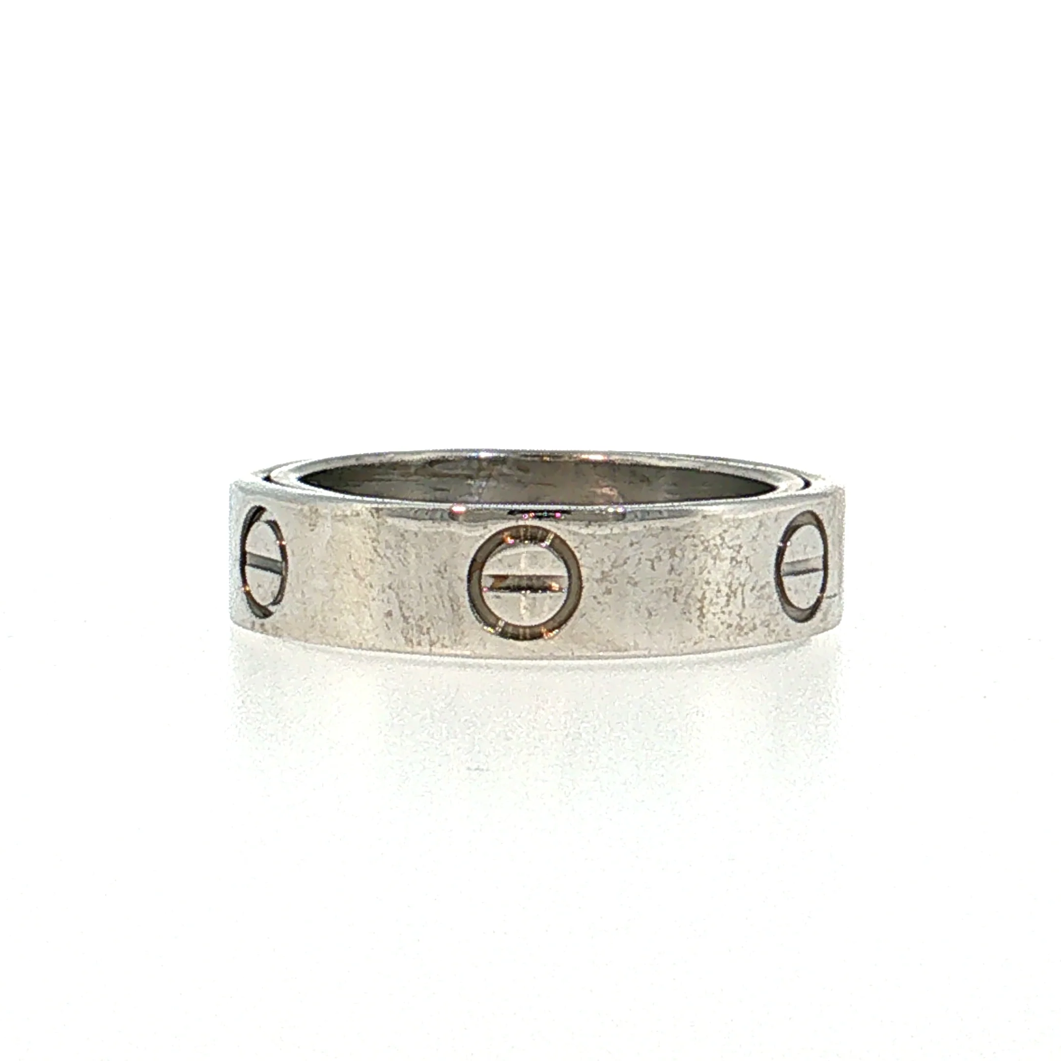 Cartier Secret Love Ring 18k White Gold