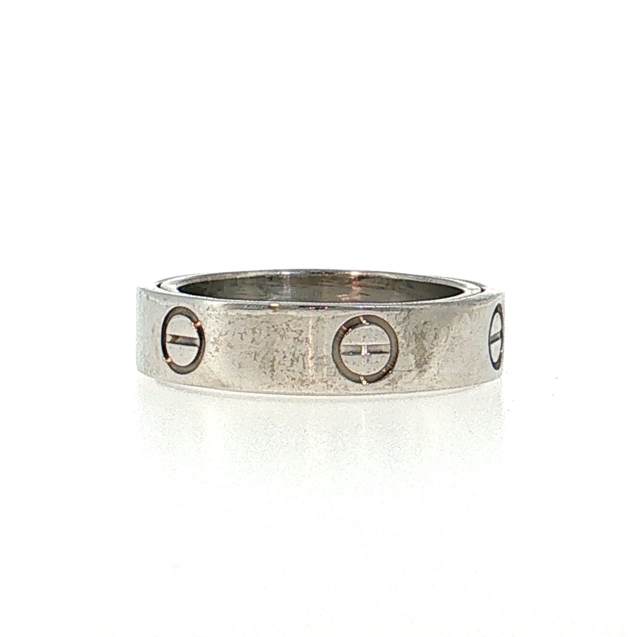 Cartier Secret Love Ring 18k White Gold - Image 2