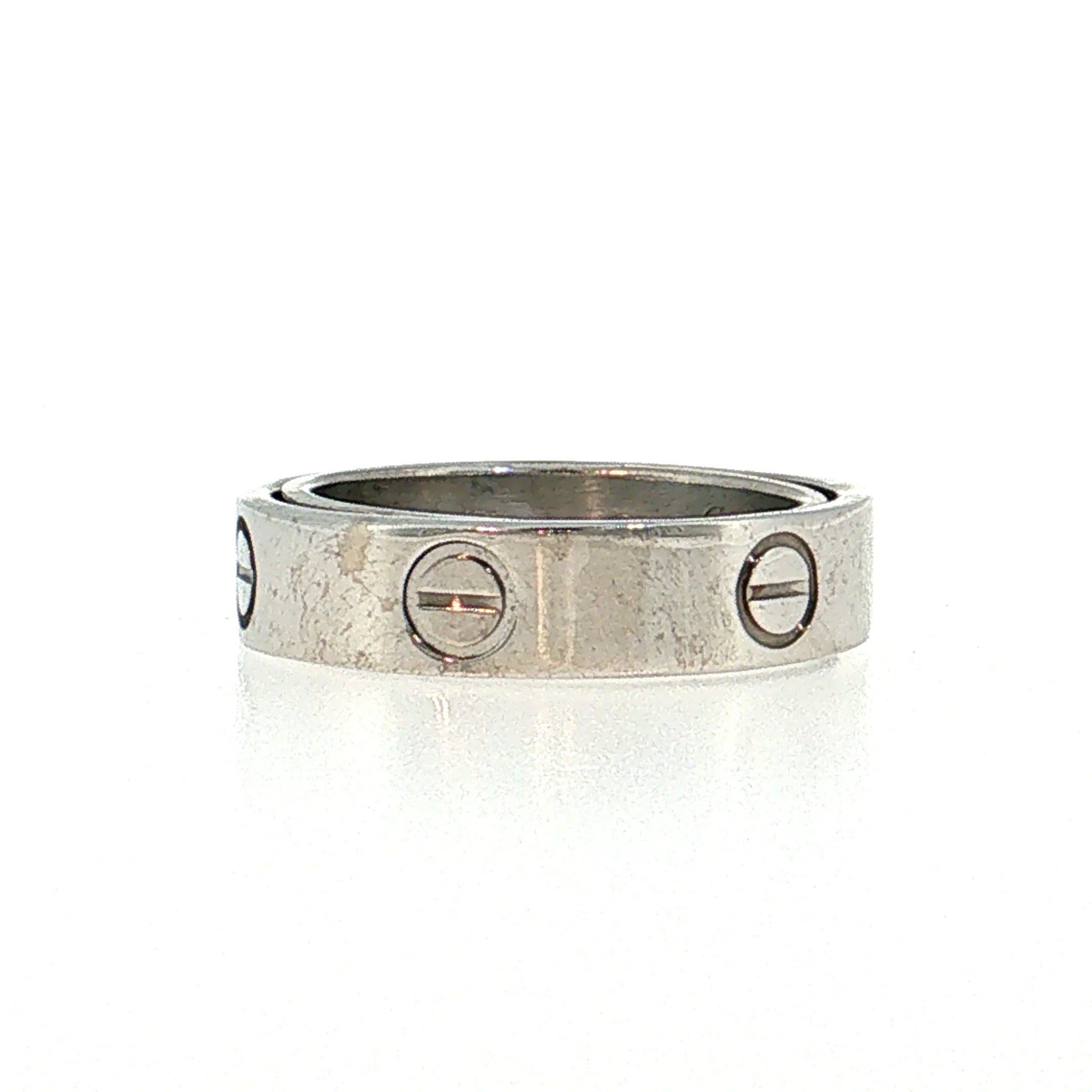 Cartier Secret Love Ring 18k White Gold - Image 3
