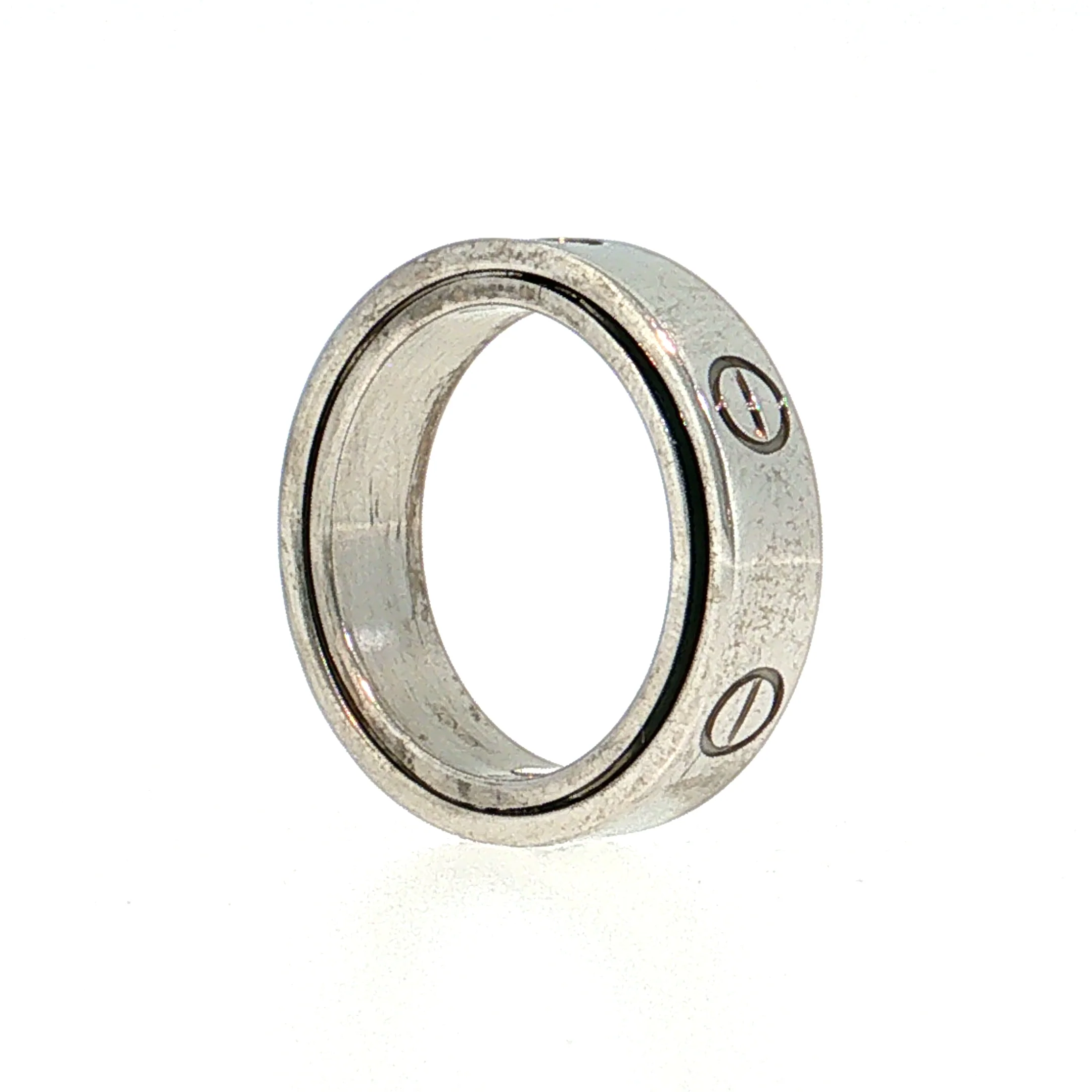 Cartier Secret Love Ring 18k White Gold - Image 6