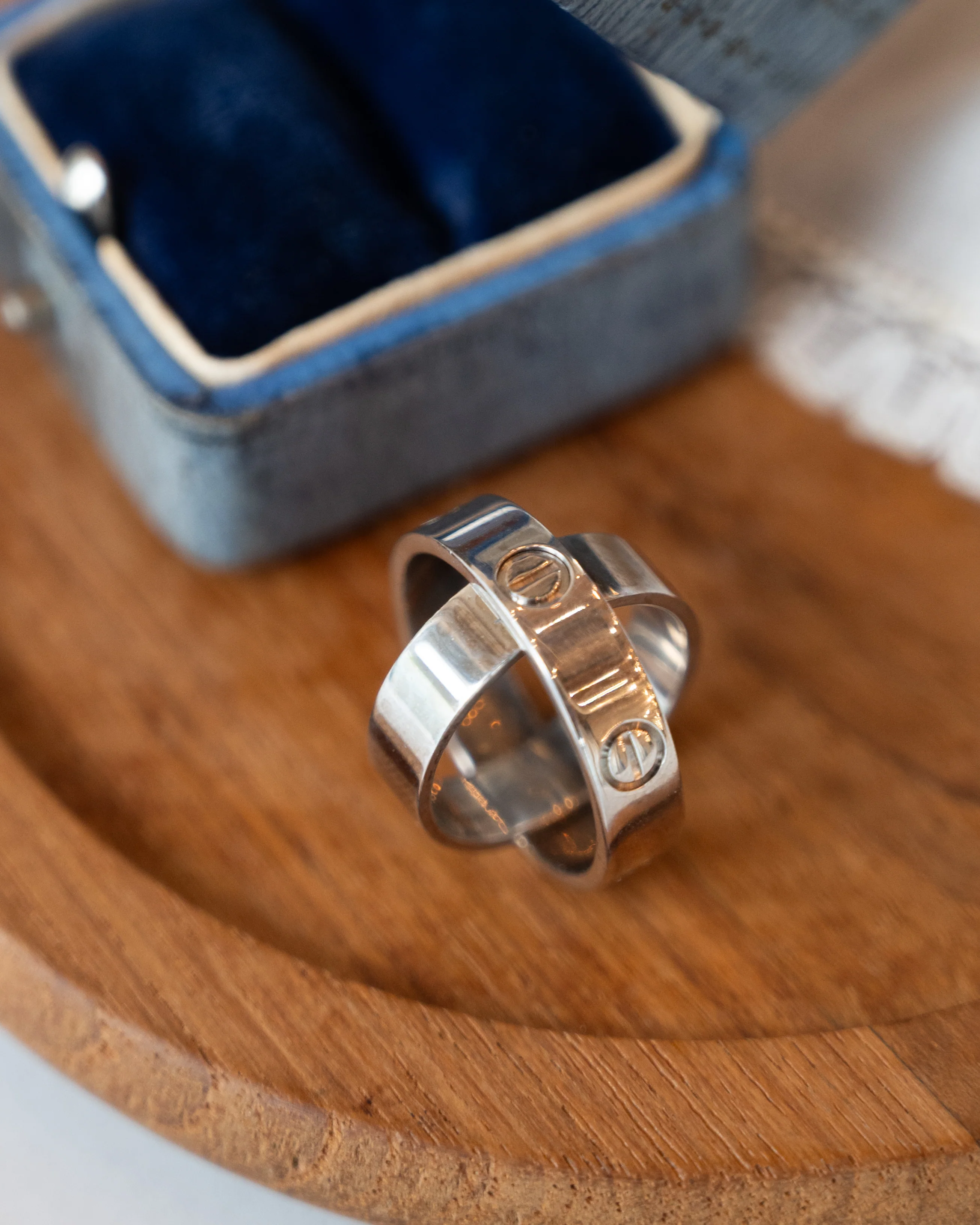 Cartier Secret Love Ring 18k White Gold - Image 7