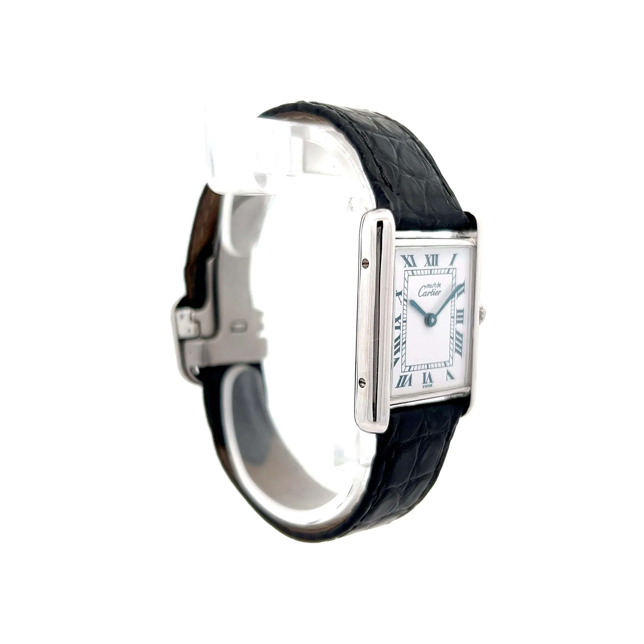 Cartier Tank Men's Watch Ref 0967 in Sterling Silver - Image 3