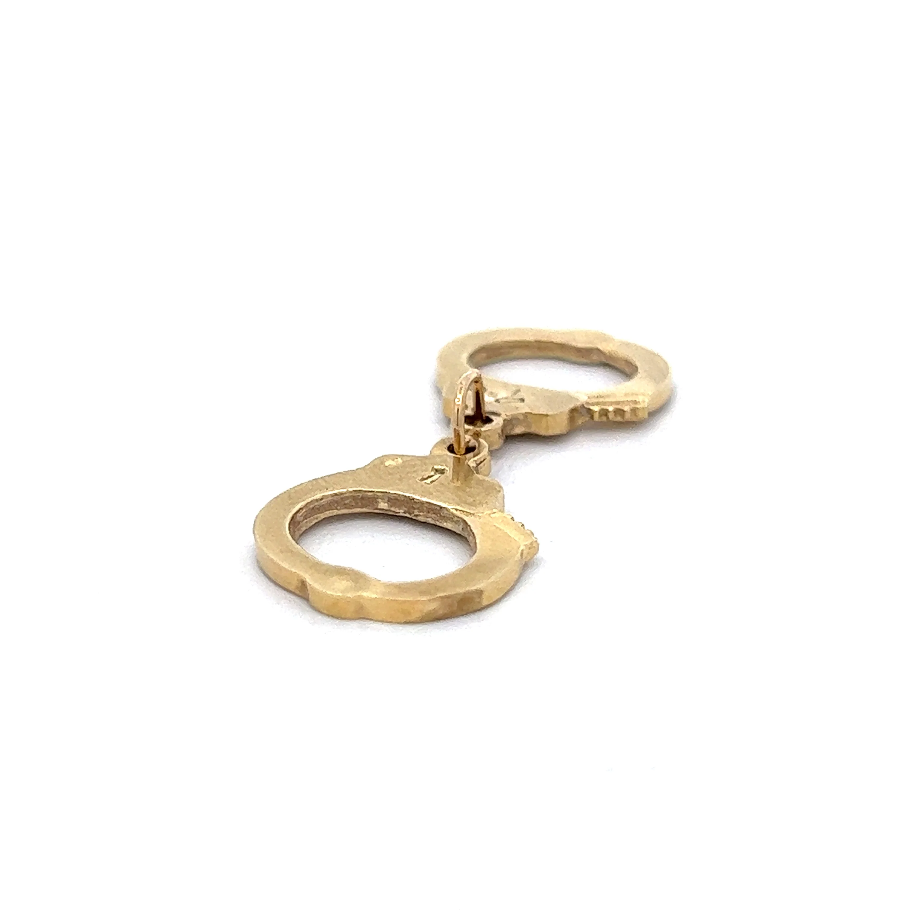 Handcuff Charm in 14k Yellow Gold - Image 3