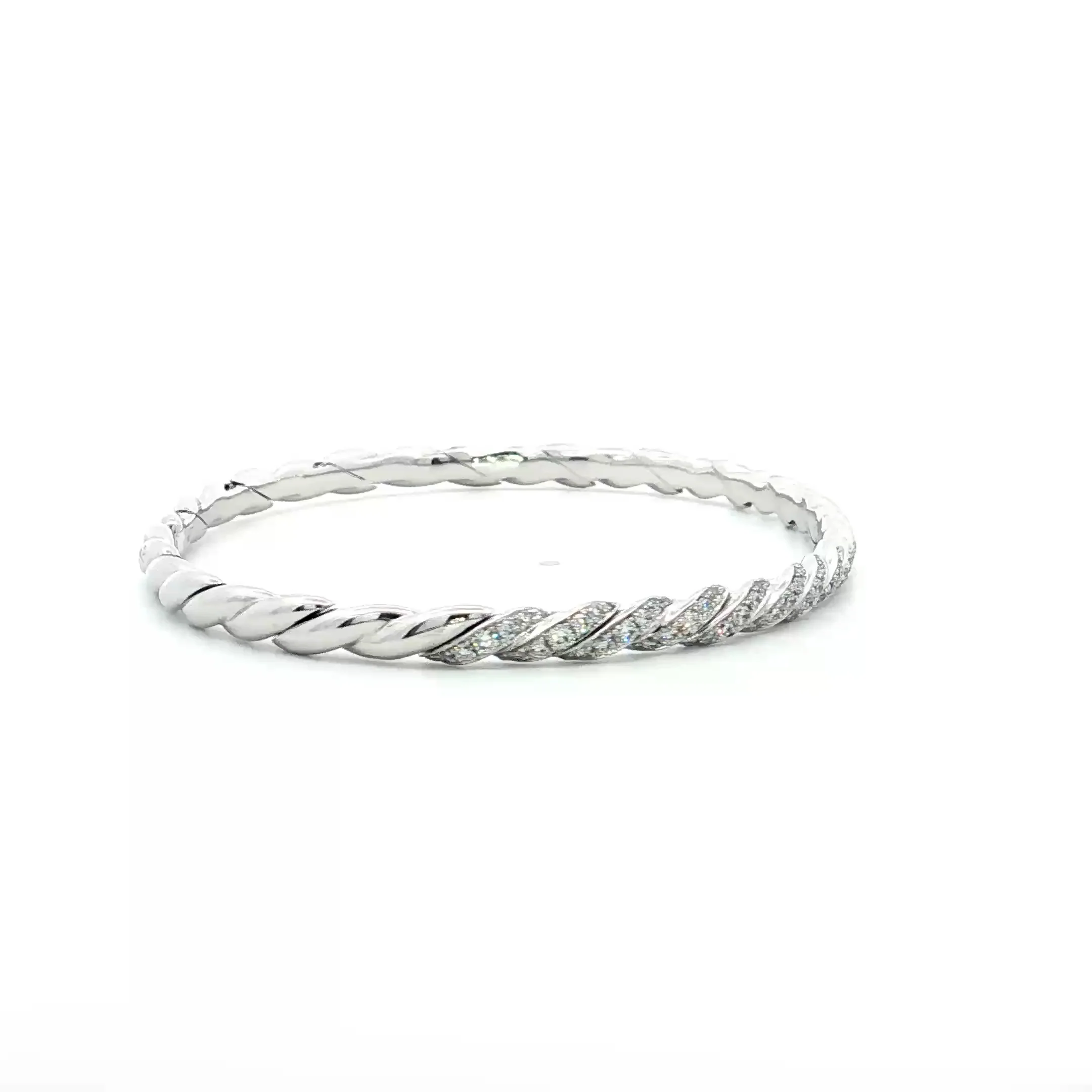 David Yurman Sculpted Cable Flex Bracelet 18k - Image 3