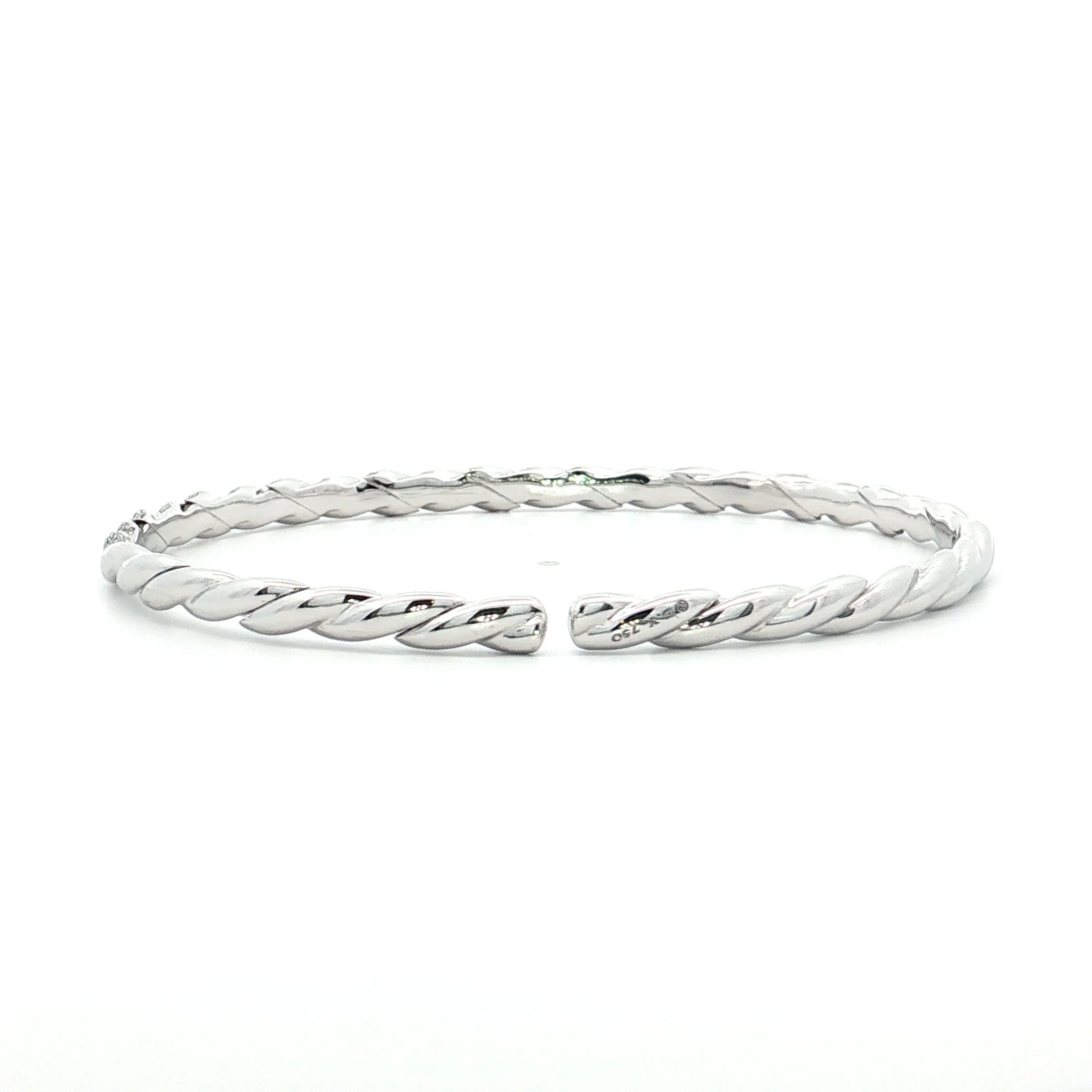 David Yurman Sculpted Cable Flex Bracelet 18k - Image 4