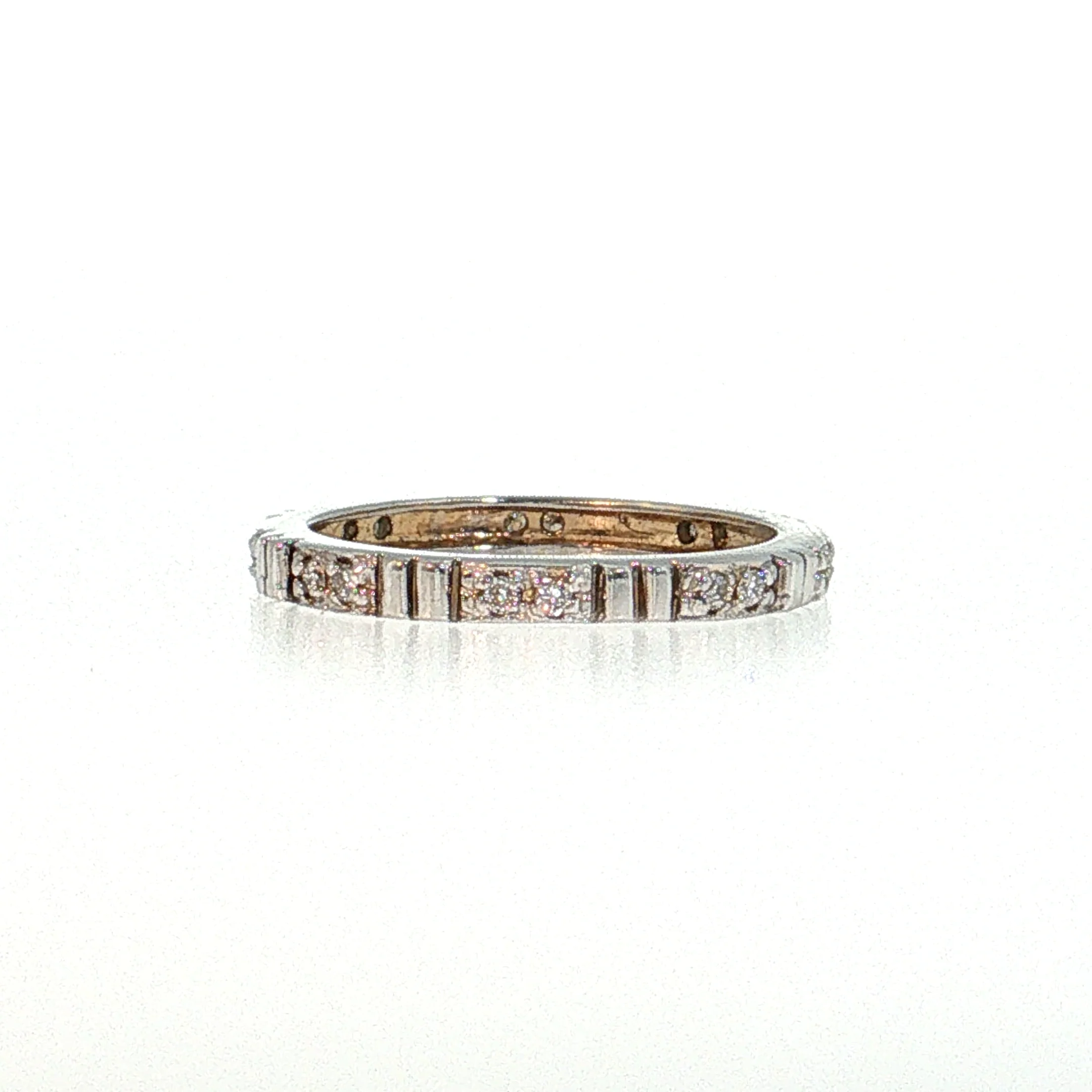 Diamond Eternity Wedding Band 18k White Gold