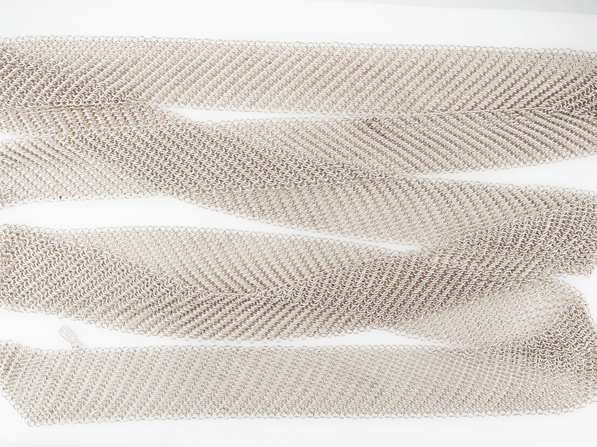 Elsa Peretti 48 inch Woven Chain Necklace in Sterling Silver - Image 2