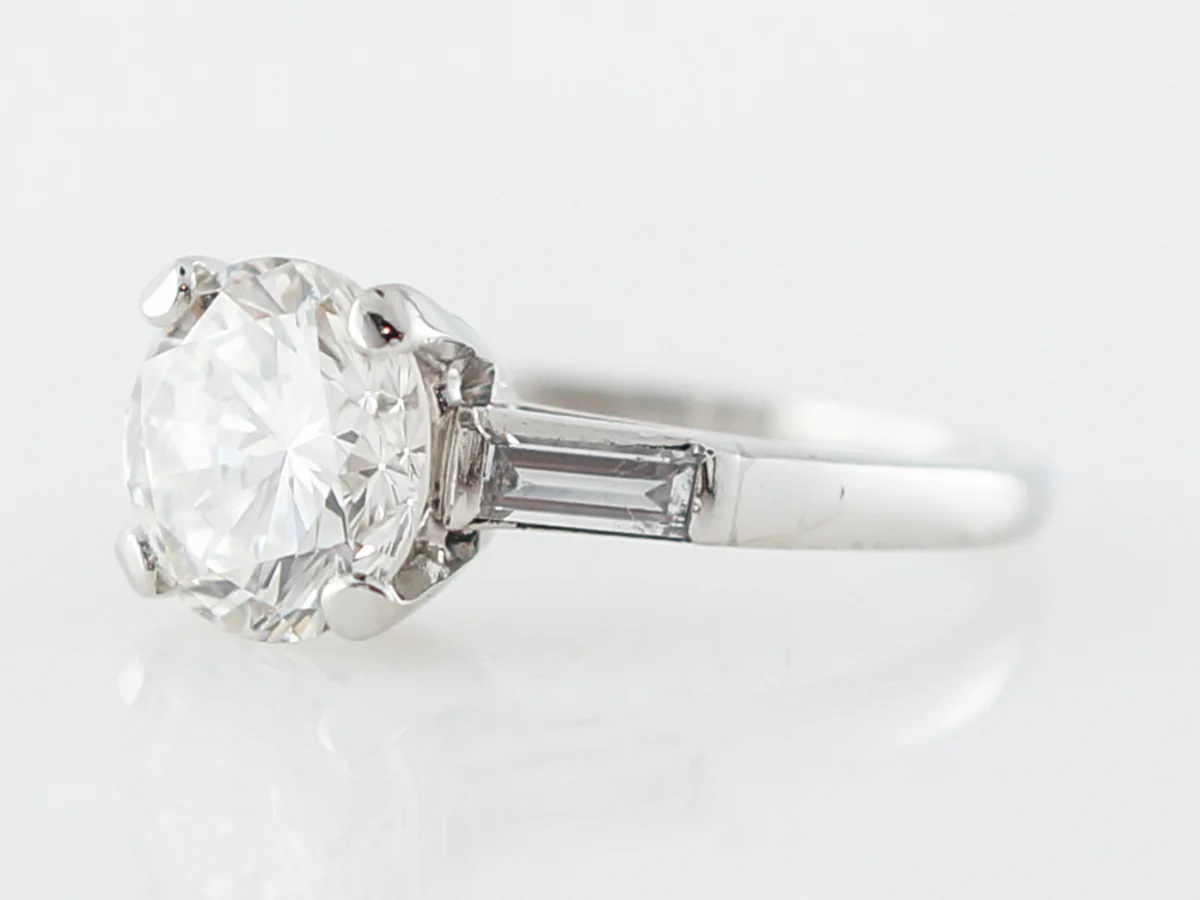 Engagement Ring Modern Jabel GIA 2.16 Round Brilliant Cut Diamond in Platinum - Image 2