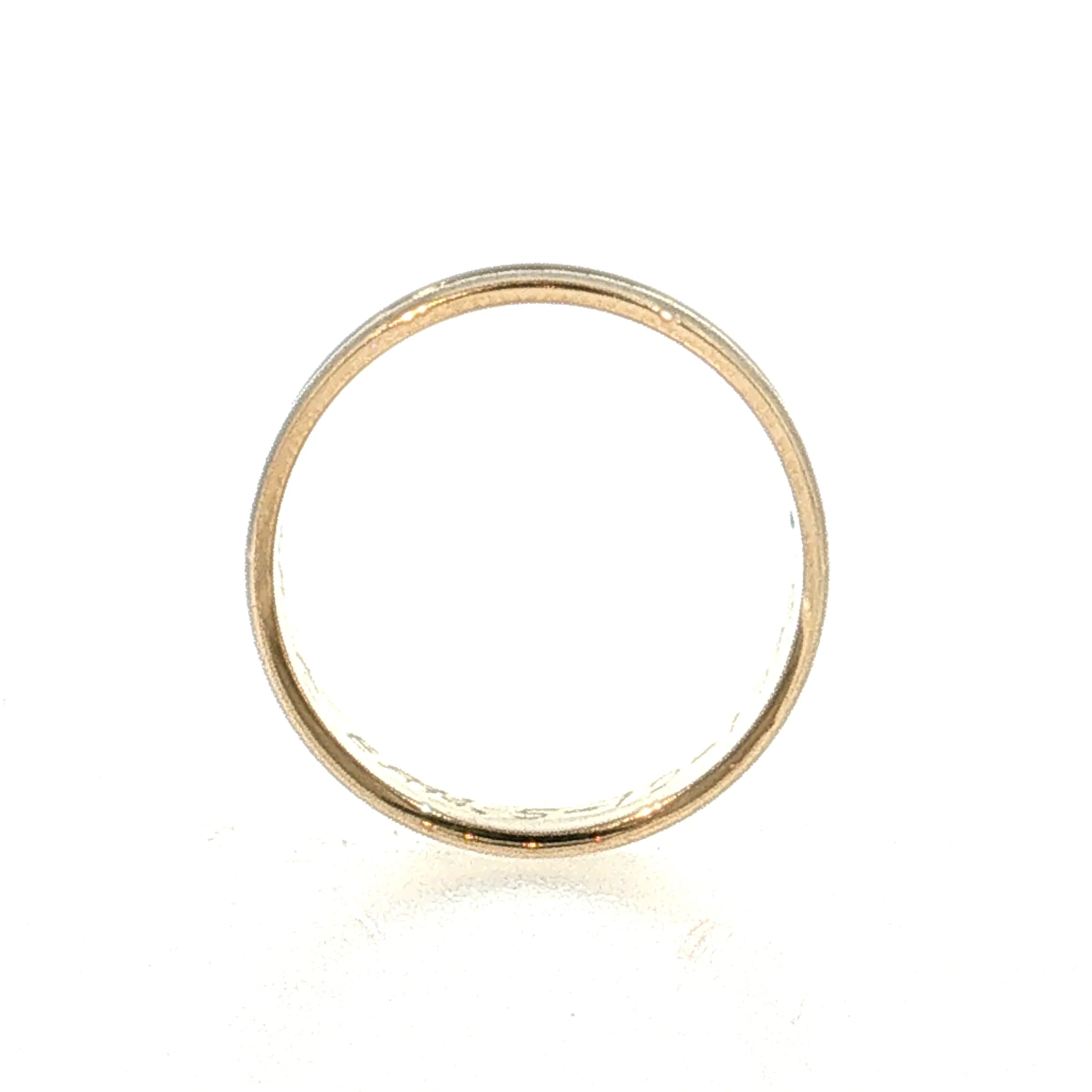 Engraved Wedding Band 14k Yellow Gold - Image 7