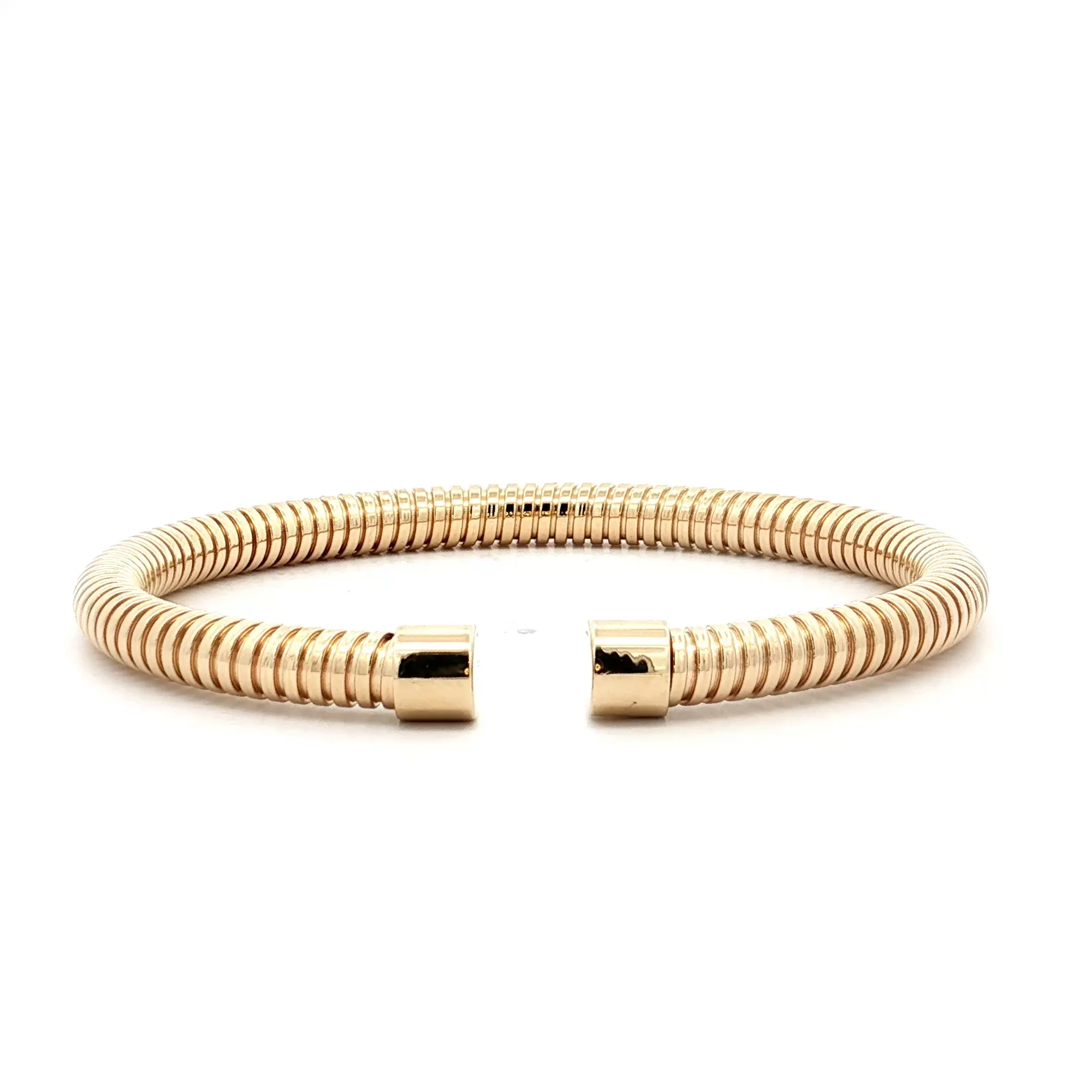 Flexibile Tubogas Bangle Bracelet in 14k Yellow Gold - Image 4