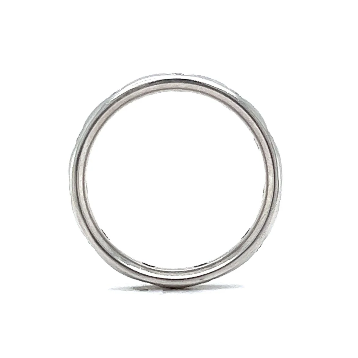 Flush Set Diamond Eternity Wedding Band in Platinum - Image 4