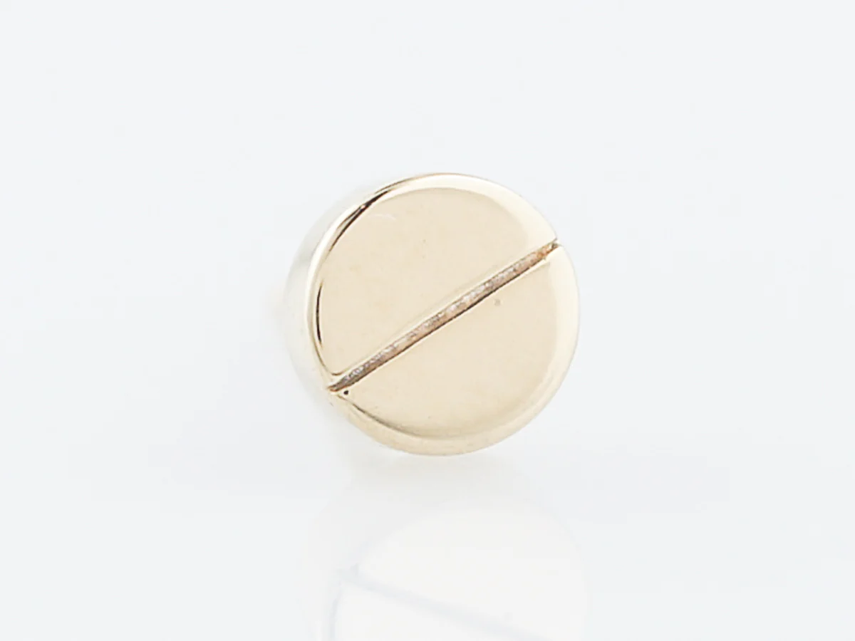 Geometric Earrings Modern in 14k Yellow Gold - Image 4