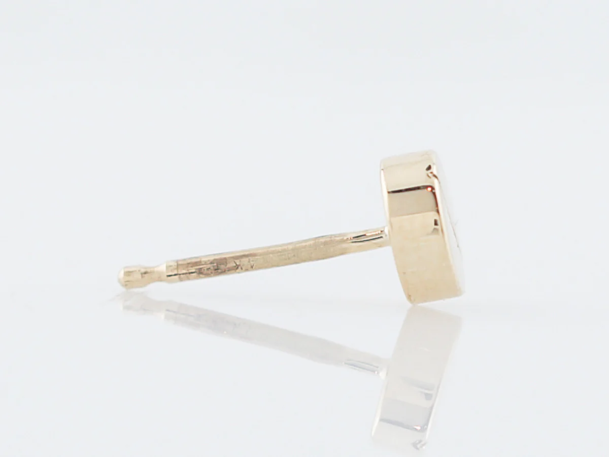 Geometric Earrings Modern in 14k Yellow Gold - Image 6