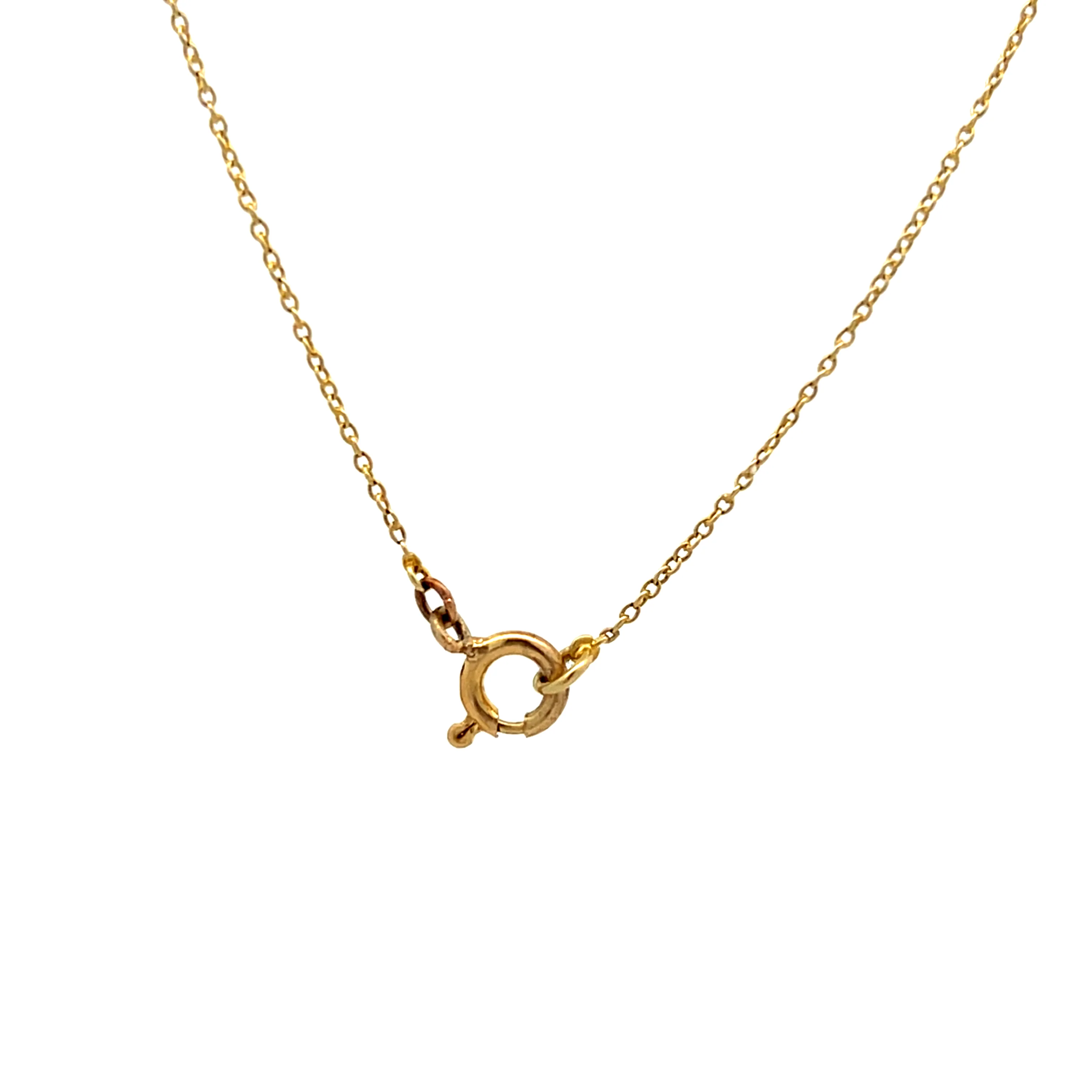 Gold Bar Pendant Necklace in 14k Yellow Gold - Image 4