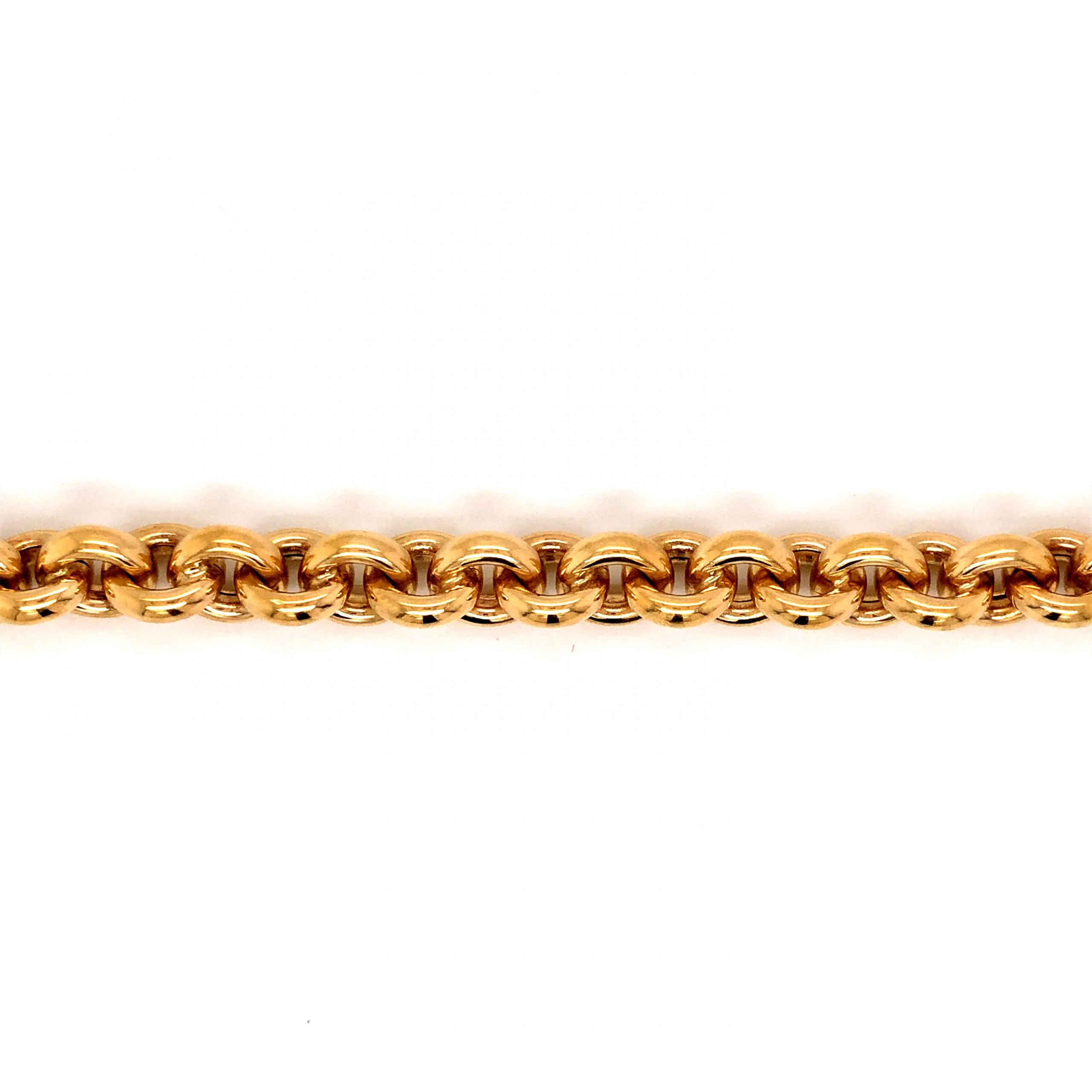 Gold Chain Link Bracelet in 18k Yellow Gold - Image 2