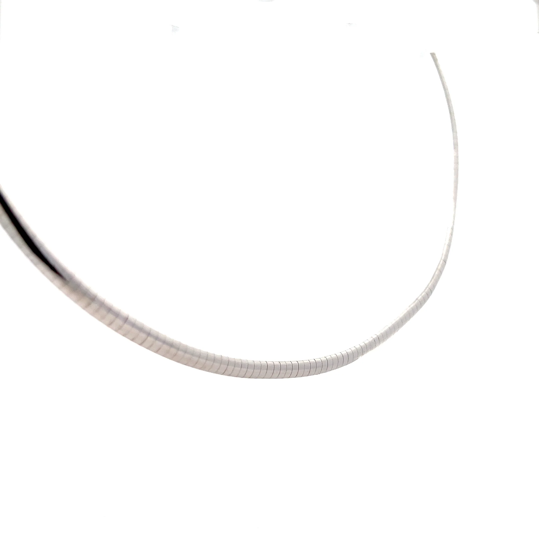 4 Inch Omega Chain Necklace in 14k - Image 3