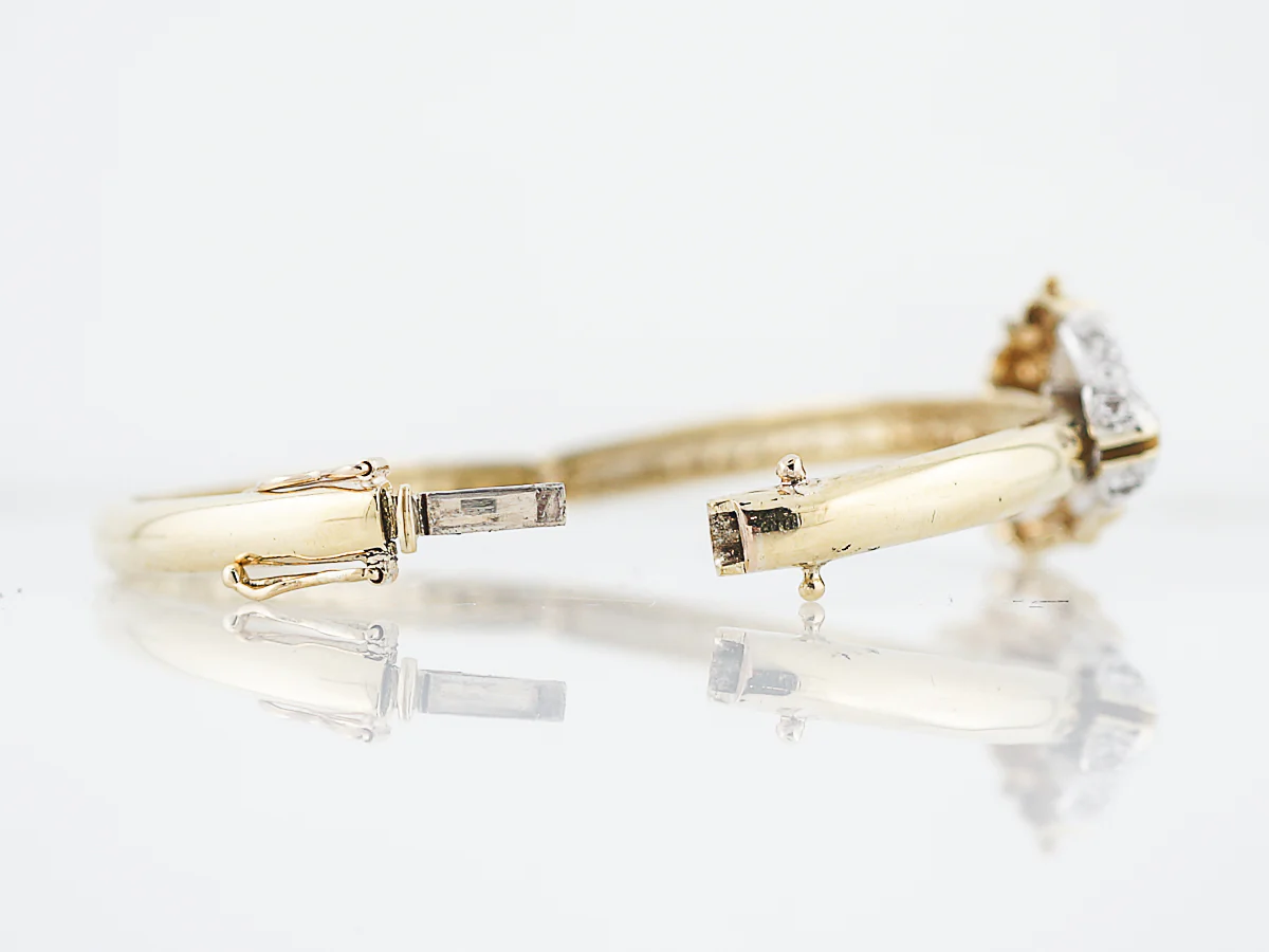 Horse Bracelet Modern 1.50 Round Brilliant Cut Diamonds in 18K White & Yellow Gold - Image 5