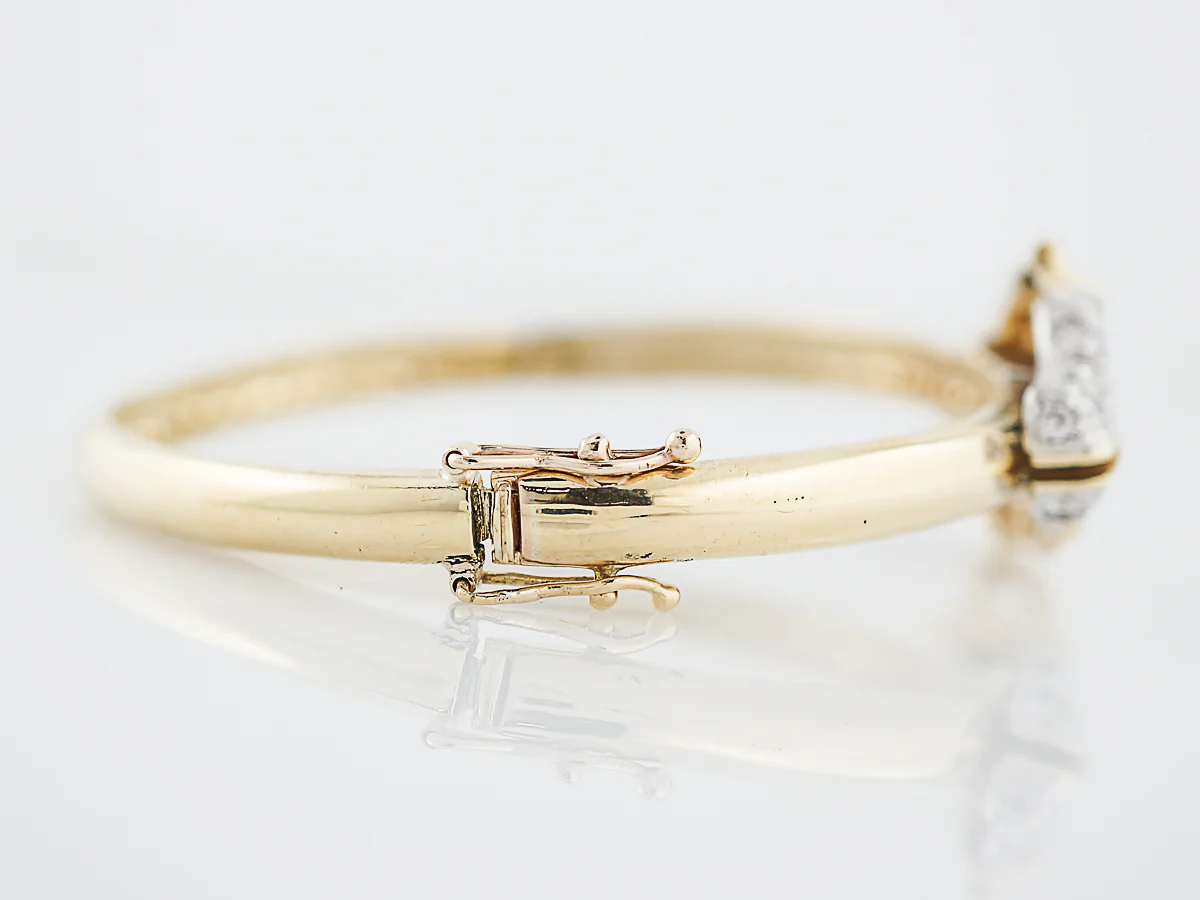 Horse Bracelet Modern 1.50 Round Brilliant Cut Diamonds in 18K White & Yellow Gold - Image 9