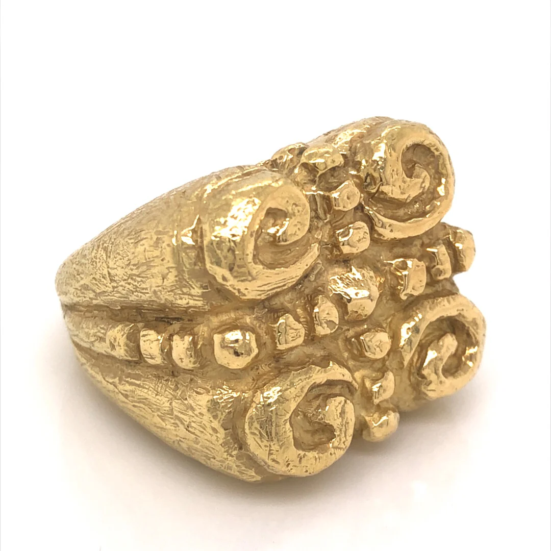 Katy Briscoe Cocktail Ring in 18k Yellow Gold - Image 3