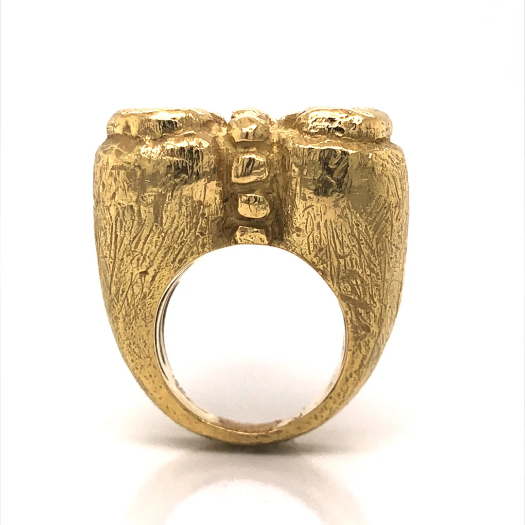 Katy Briscoe Cocktail Ring in 18k Yellow Gold - Image 4