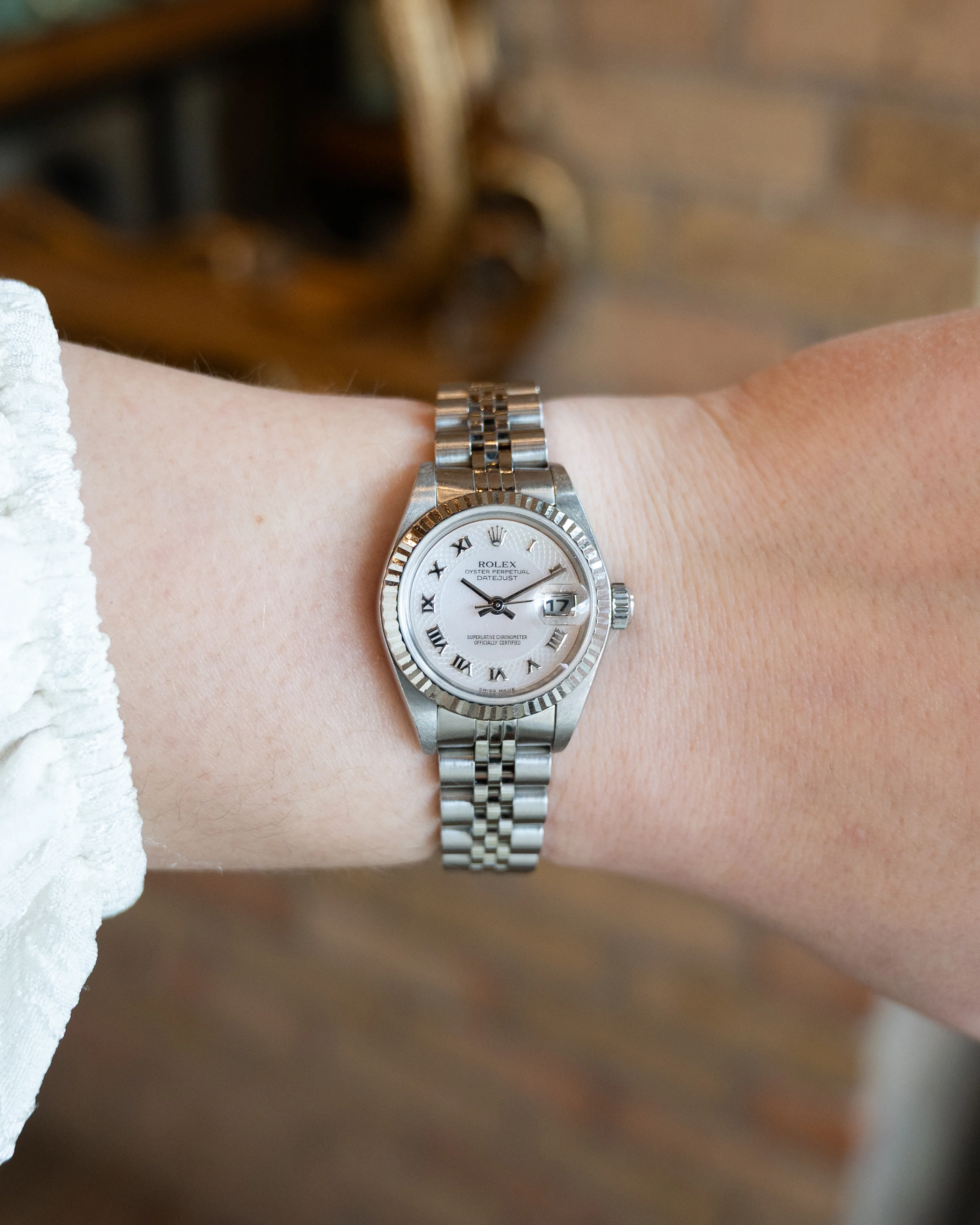 Ladies Datejust Rolex 26mm Ref 79174 in 18k White Gold - Image 6