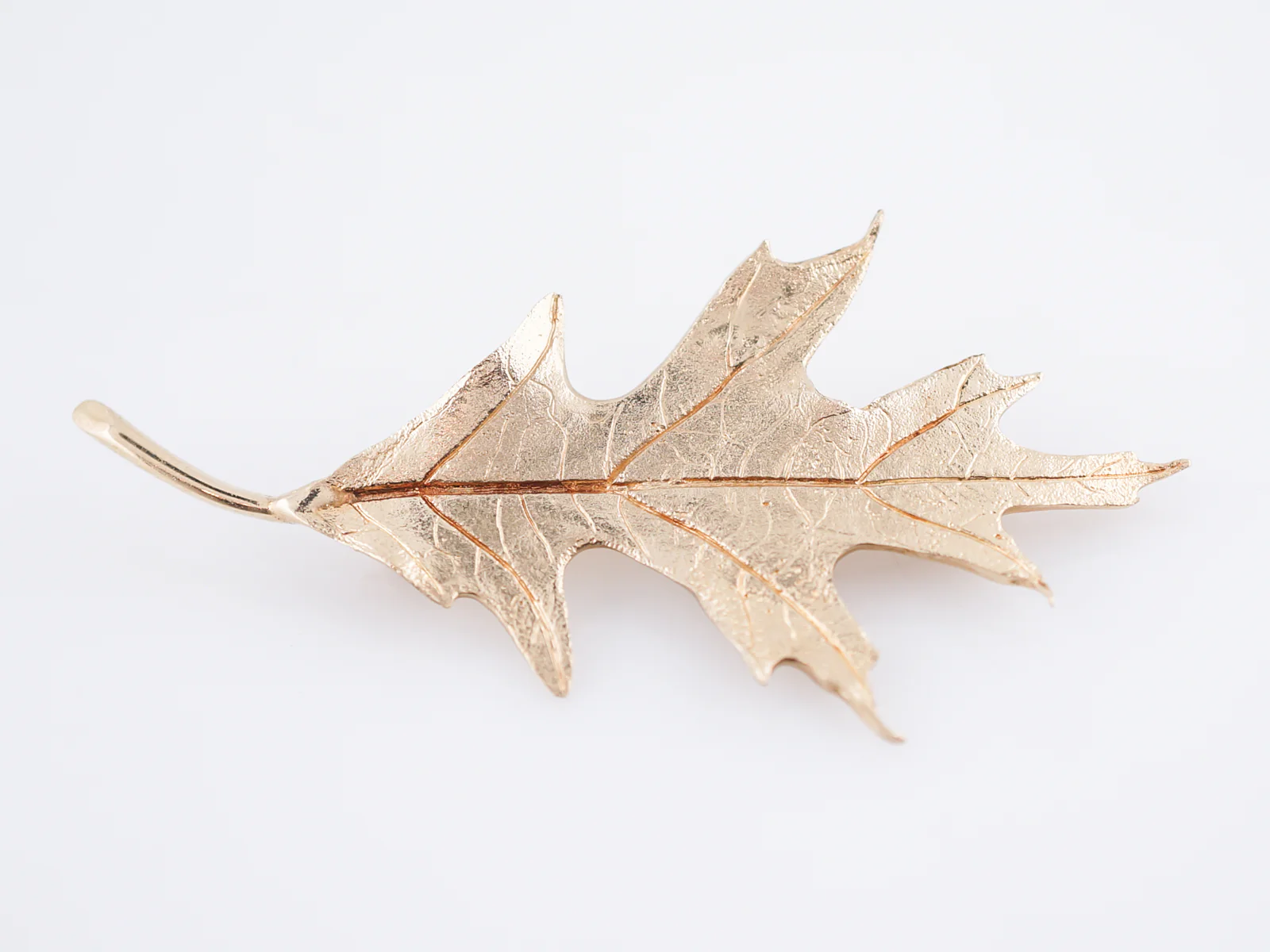 Leaf Brooch Modern Tiffany & Co in 14k Yellow Gold