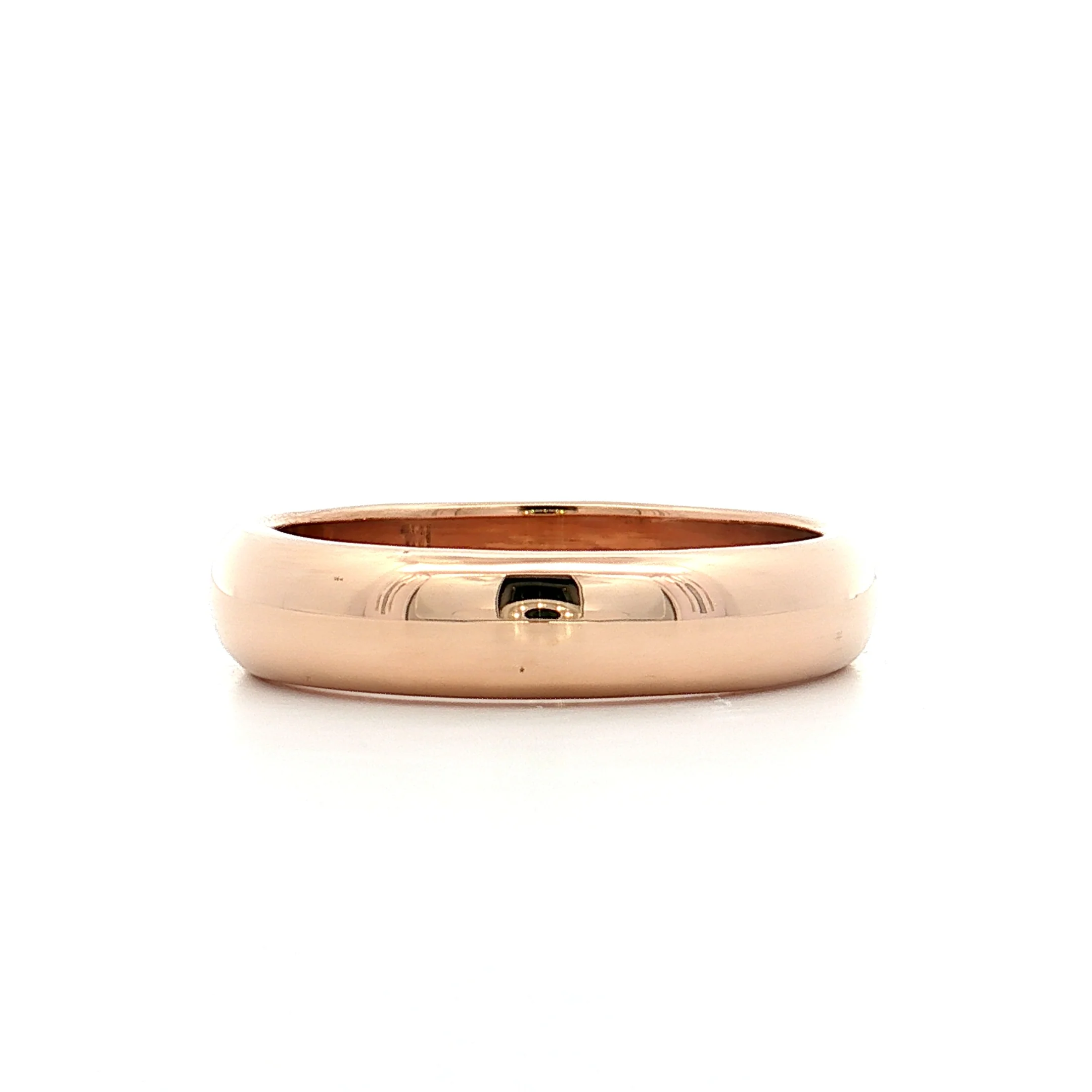 Men's 5mm Wedding Band 14k Yellow Gold - Image 3