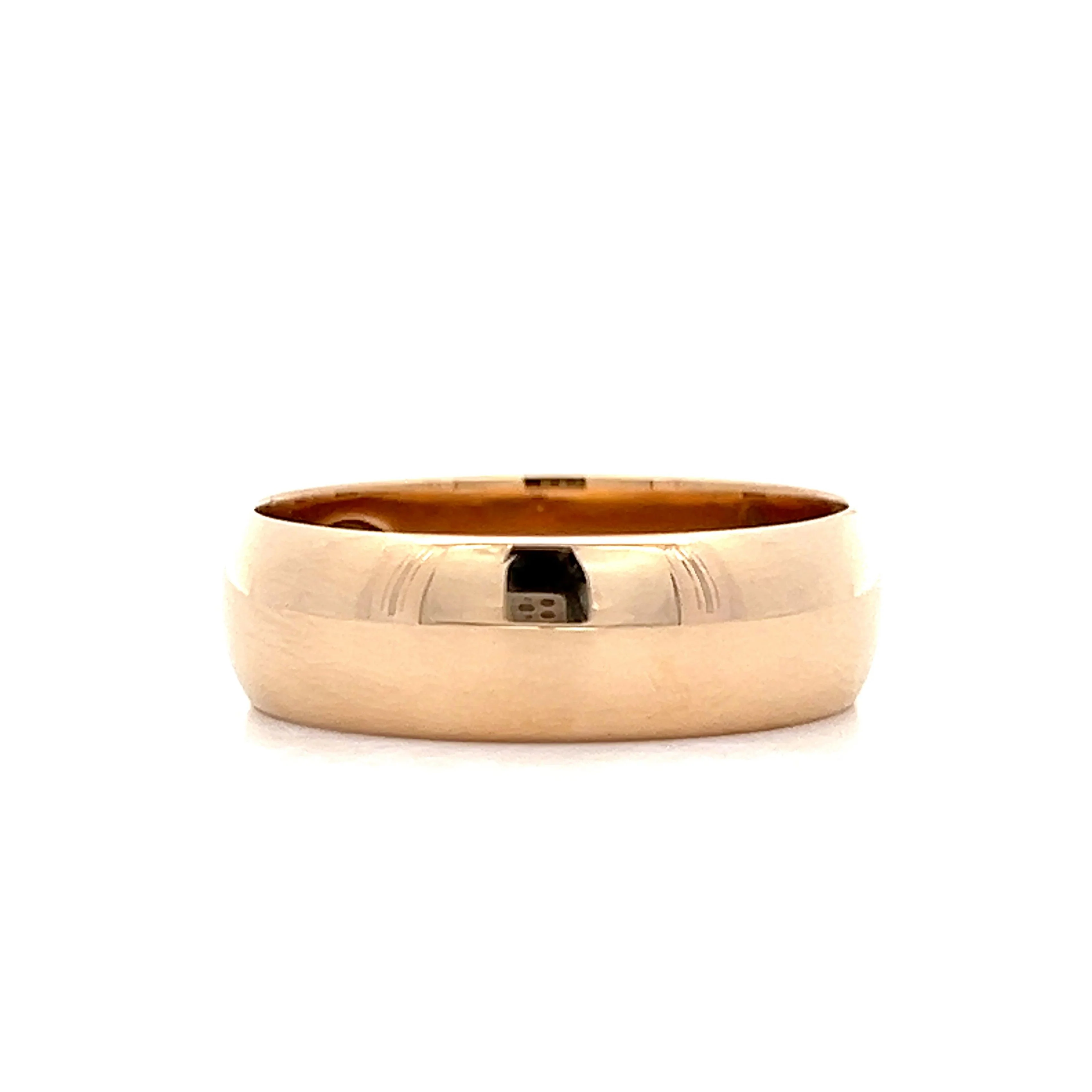 Men's Antique Victorian Wedding Band in 14k - Image 2