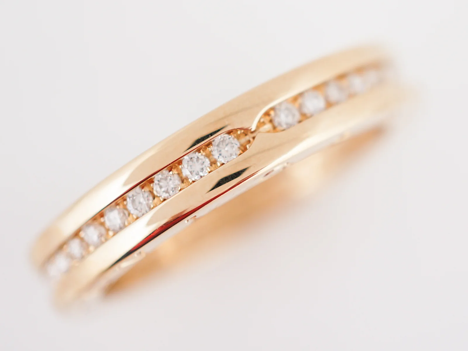 Men's Bulgari Ring Modern 1.20 Round Brilliant Cut Diamonds in 18k Yellow Gold - Image 5