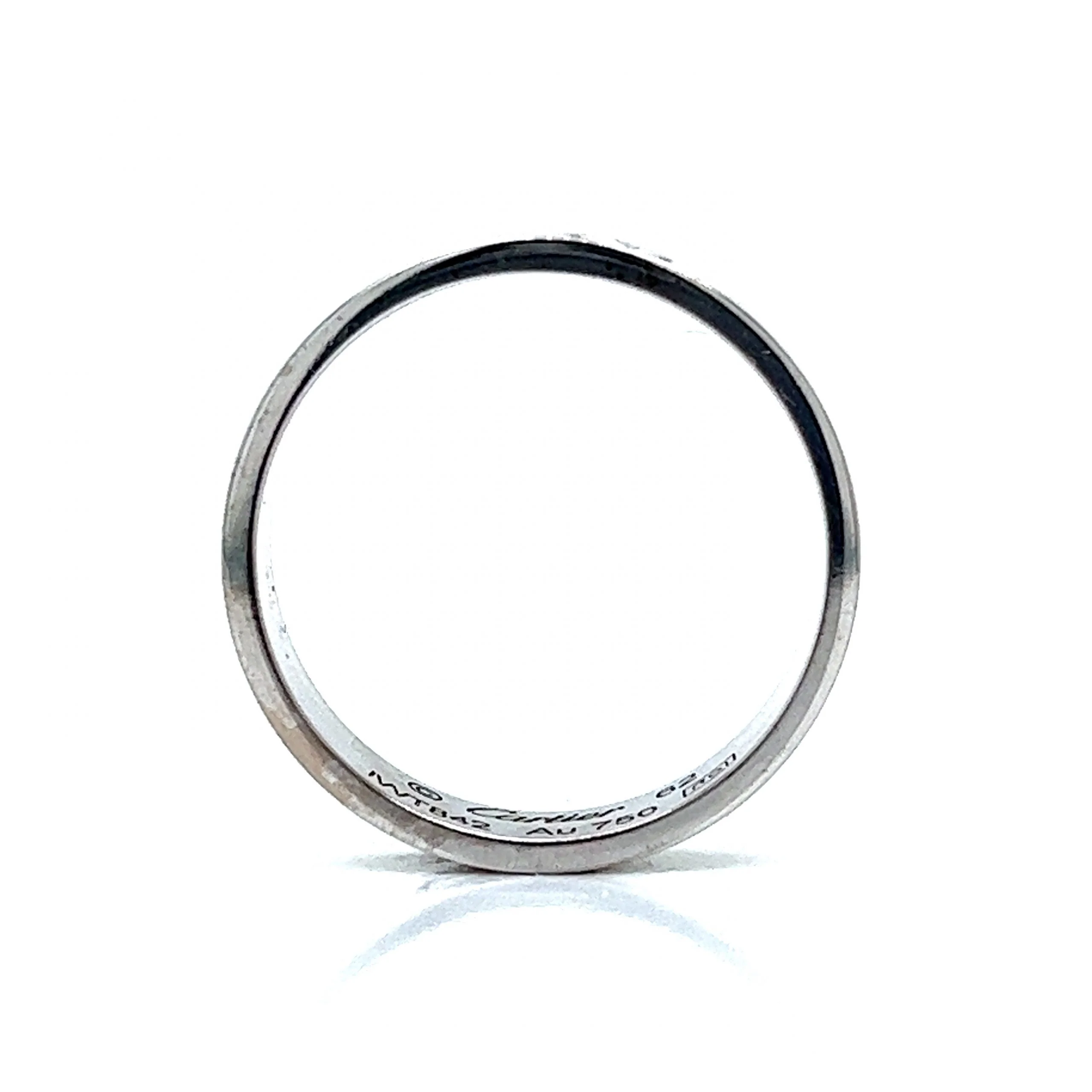 Men's Cartier Love Wedding Band in 18k White Gold - Image 5