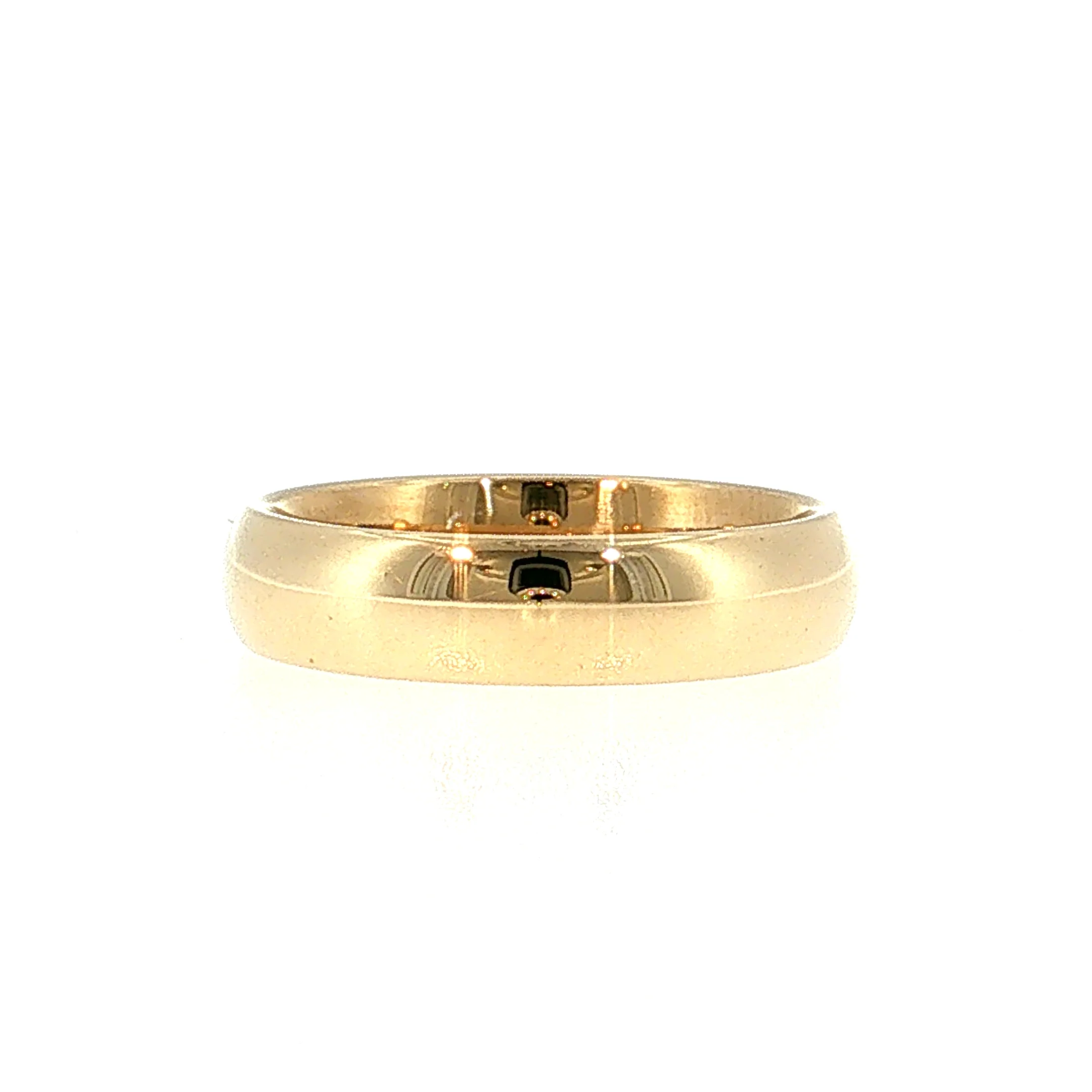 Men's Wedding Band 14k Yellow Gold - Image 2
