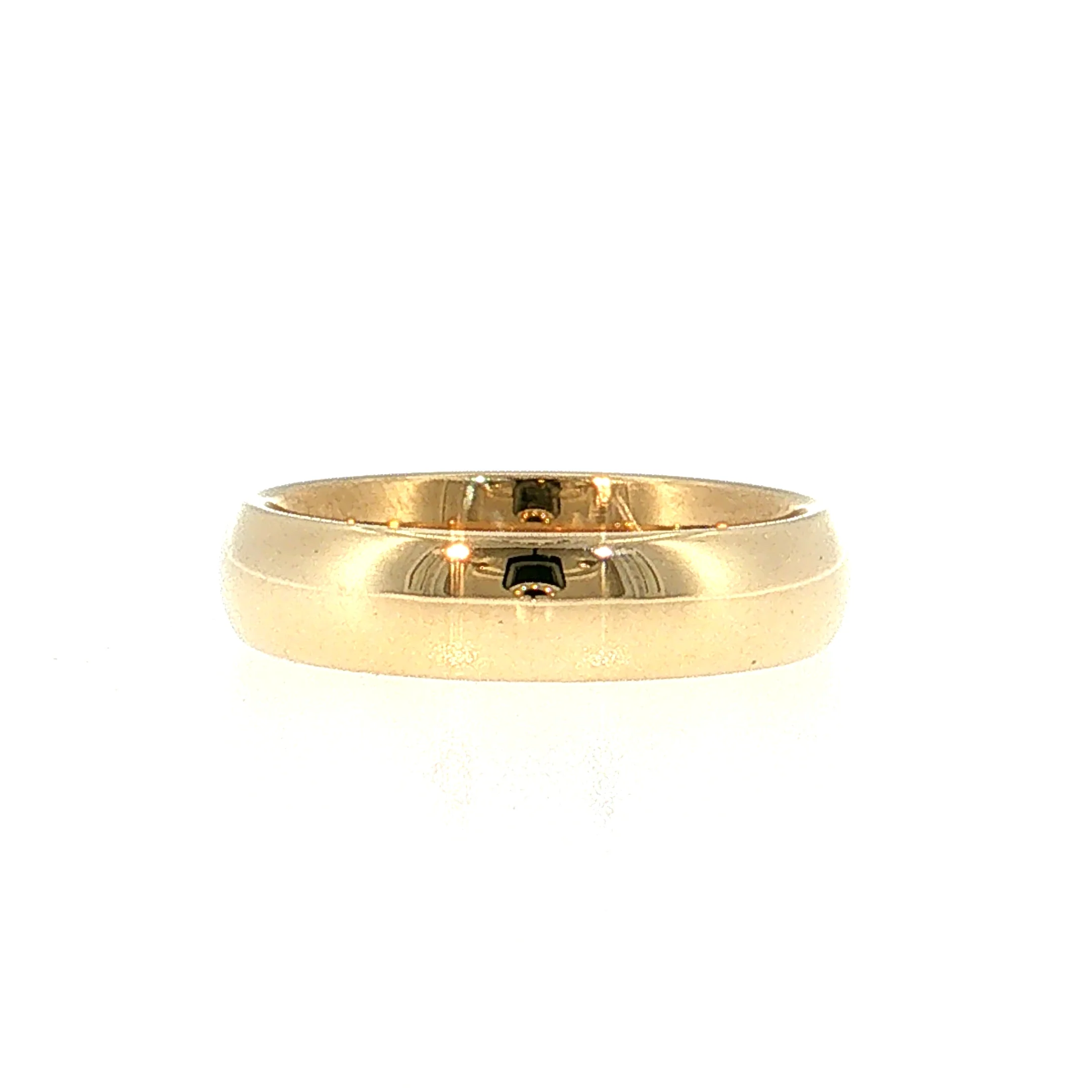 Men's Wedding Band 14k Yellow Gold - Image 3