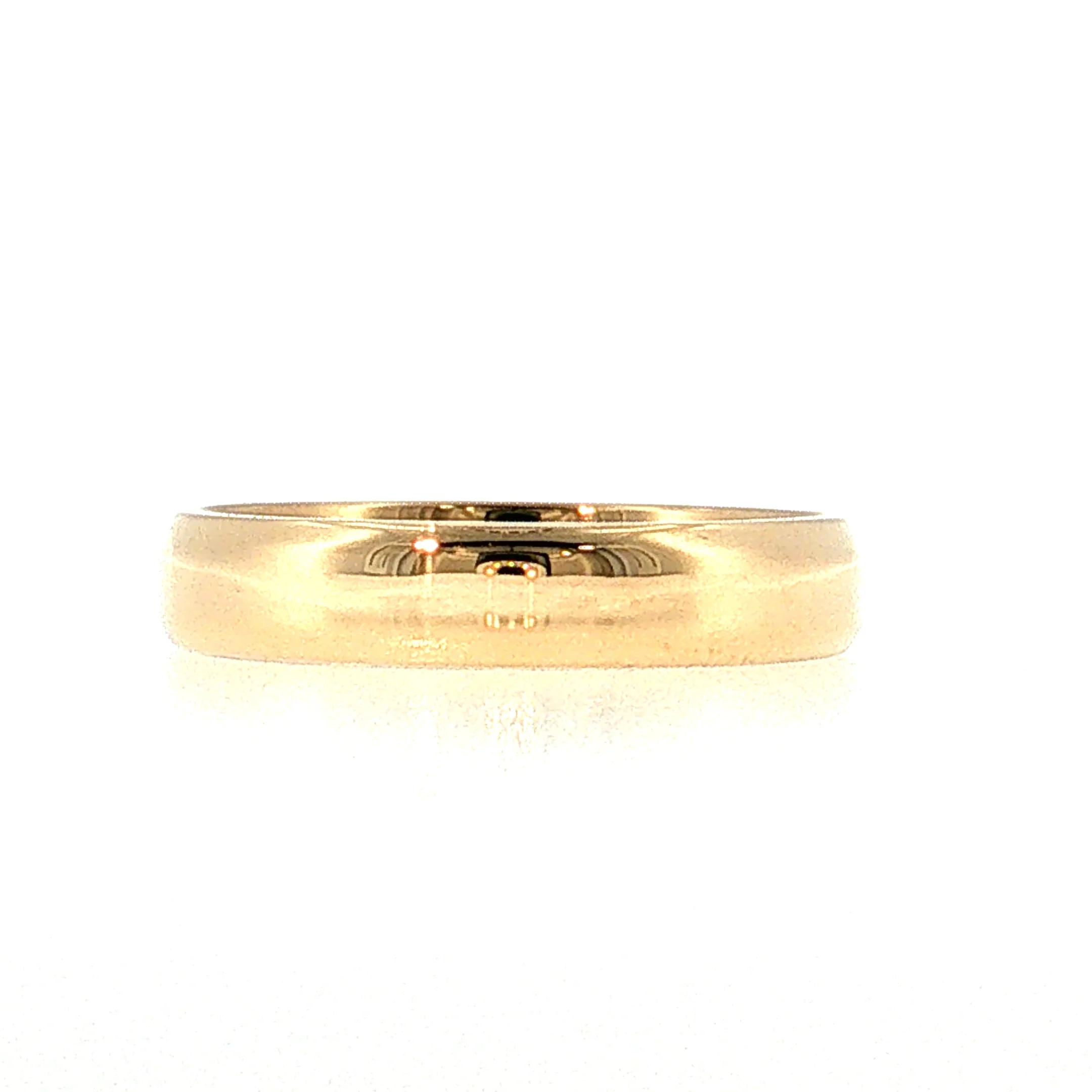 Men's Wedding Band 18k Yellow Gold - Image 2