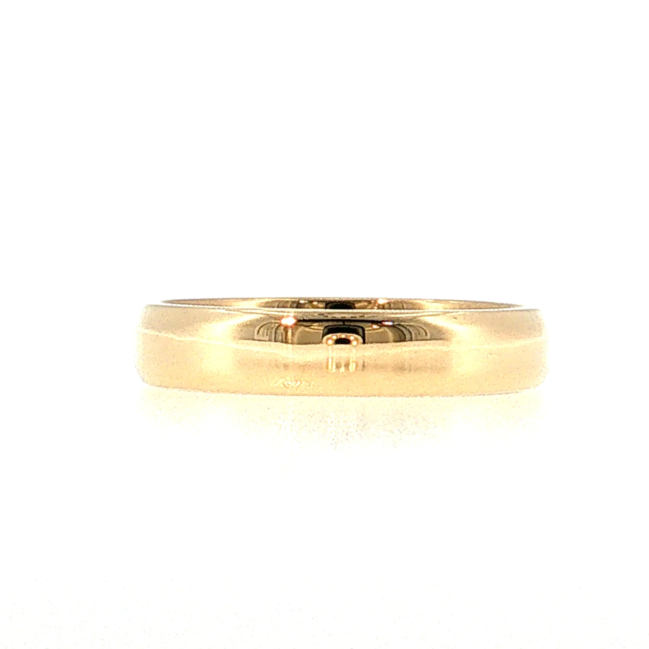 Men's Wedding Band 18k Yellow Gold - Image 3