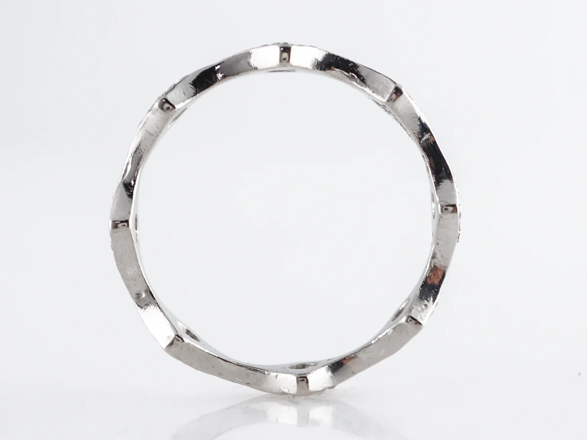 Mid-Century Diamond Eternity Ring in Platinum - Image 3