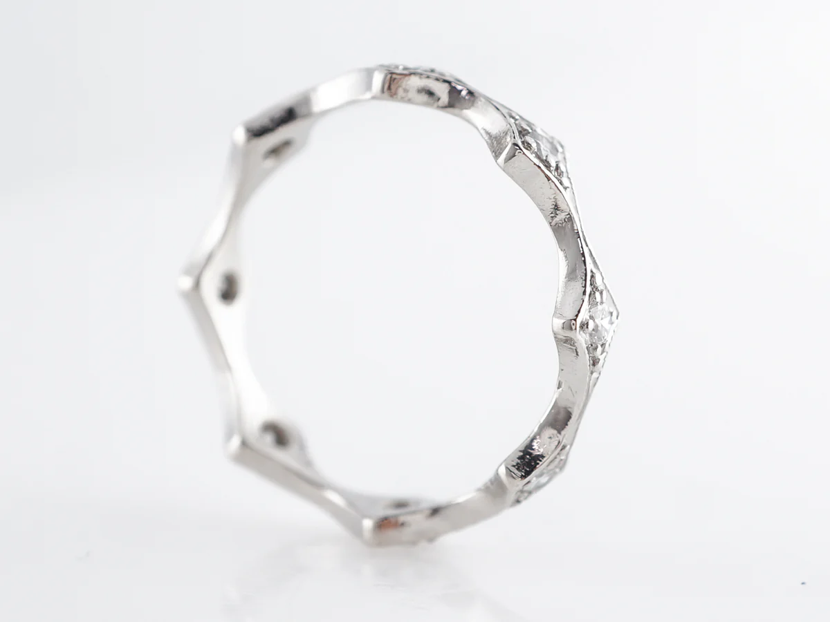 Mid-Century Diamond Eternity Ring in Platinum - Image 4
