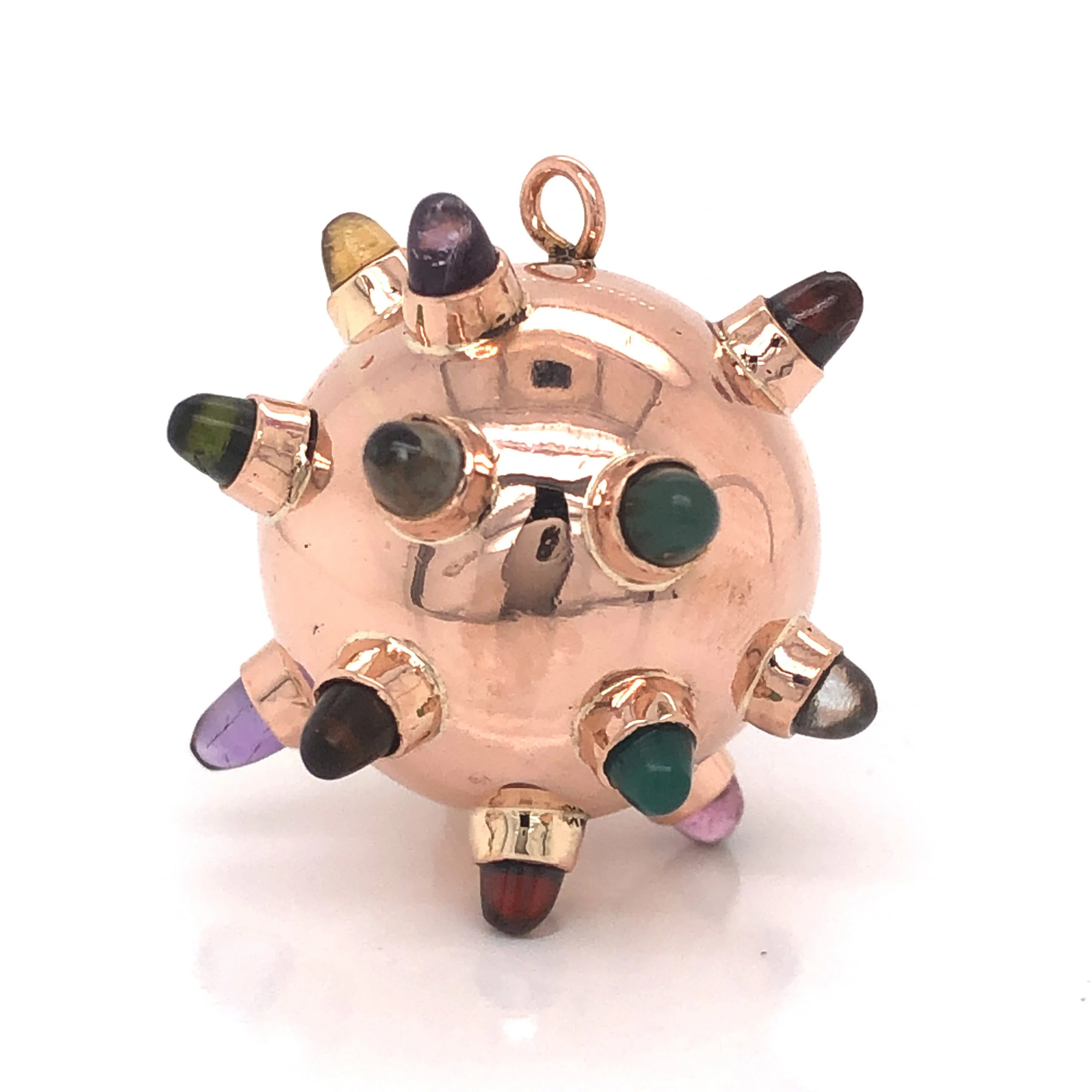 Mid-Century Sputnik Pendant in 18k Rose Gold - Image 2