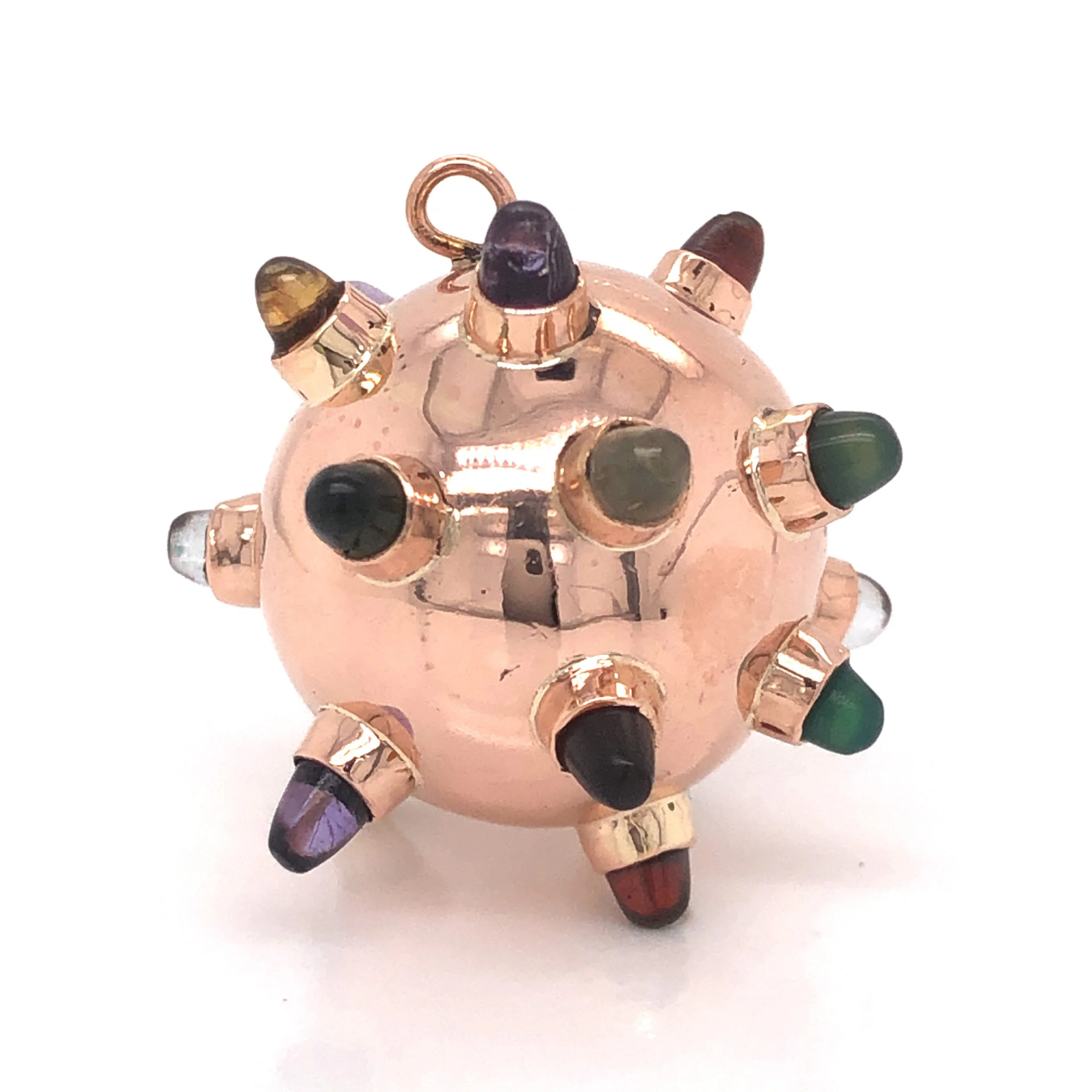 Mid-Century Sputnik Pendant in 18k Rose Gold - Image 3